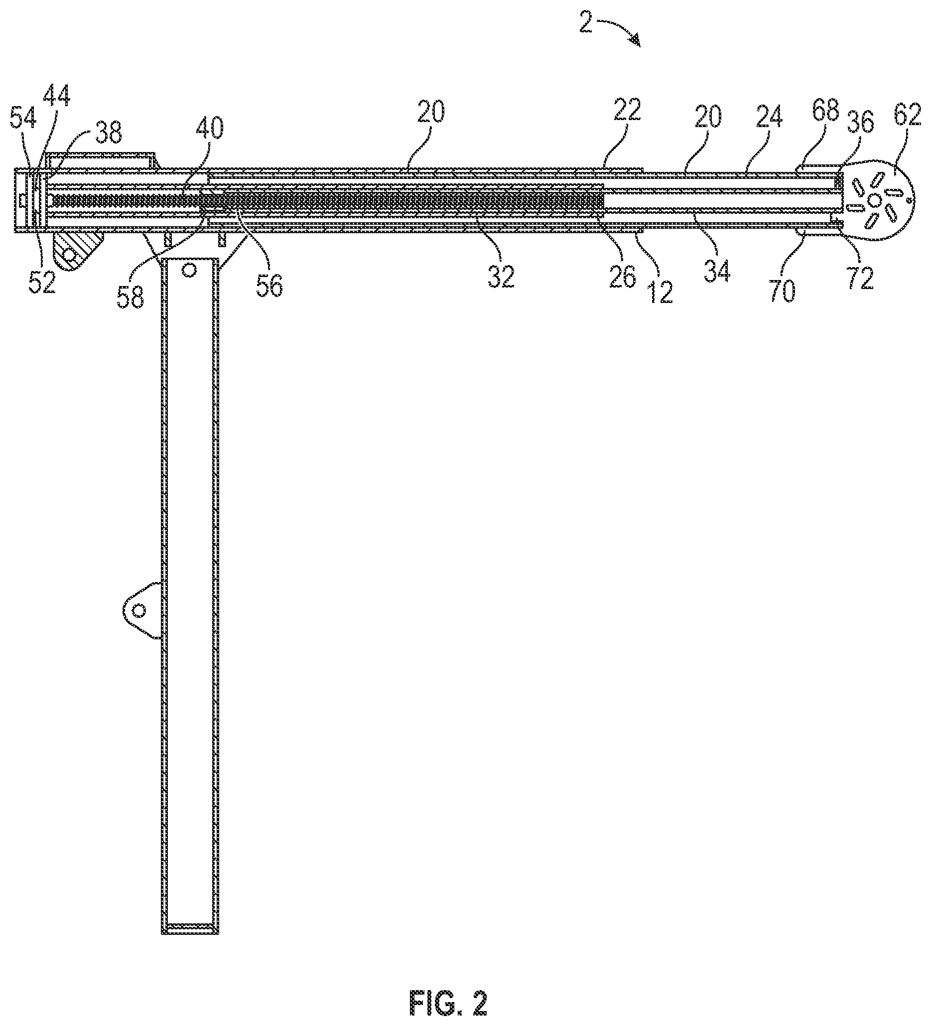 Patent US12410040 Figure 2 – Telescoping crane and related methods