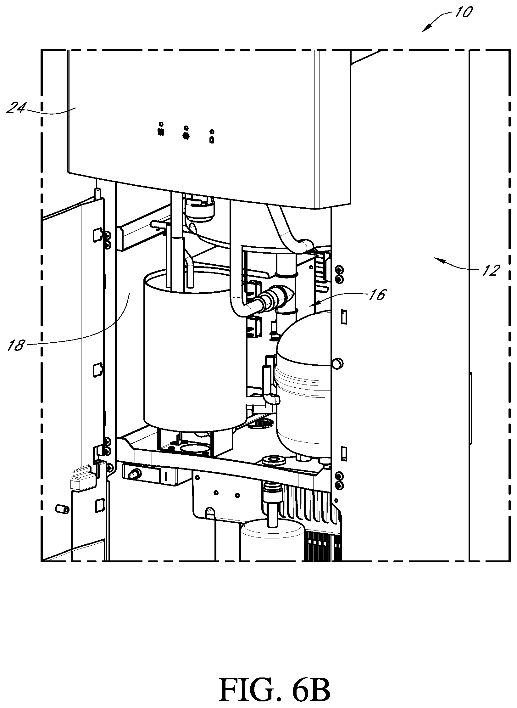 Patent US12410047 Figure 9 – Bottom load water dispenser with an elongated dispensing area
