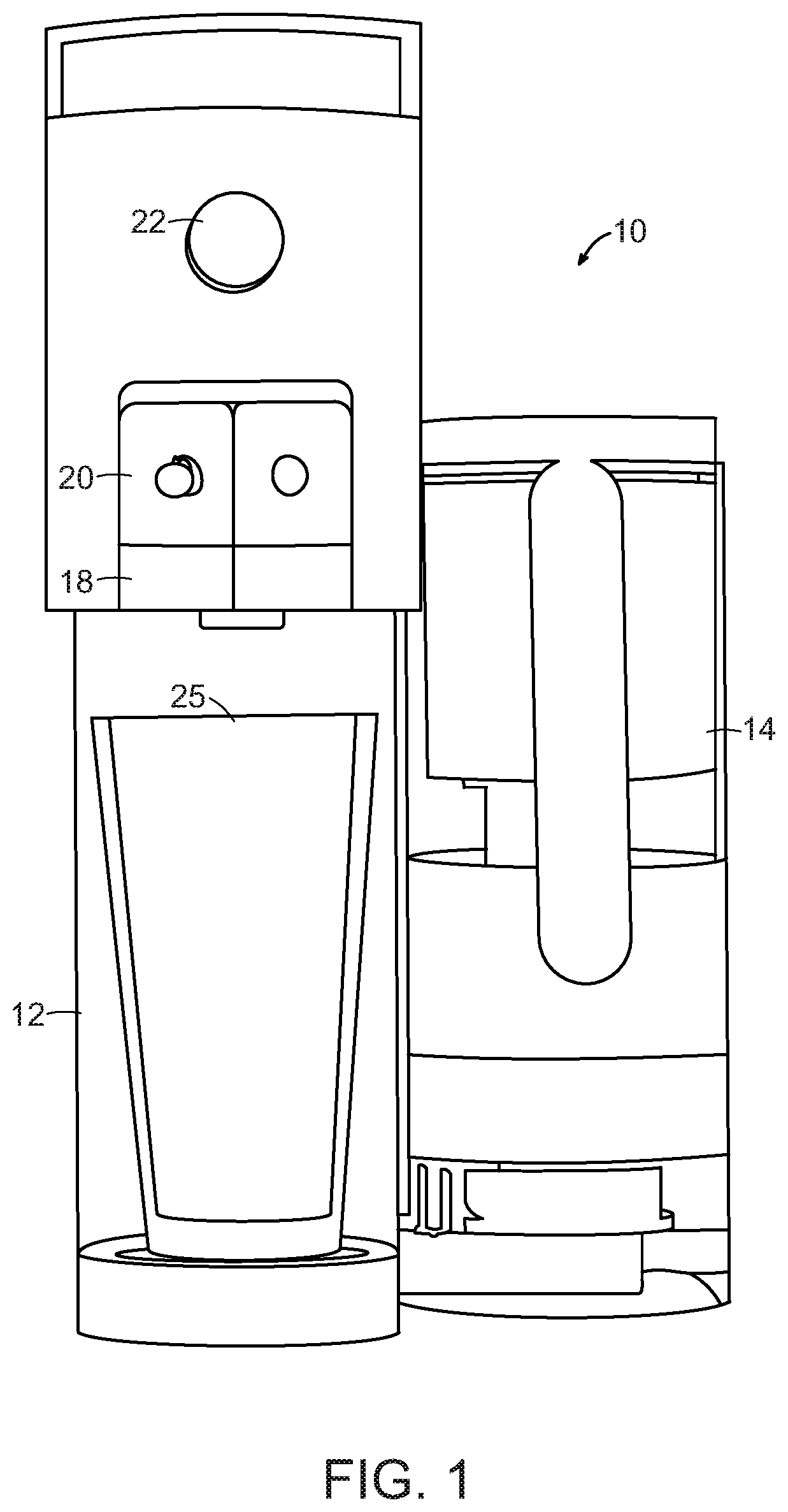 Patent US12410048 Figure 1 – Ingredient container