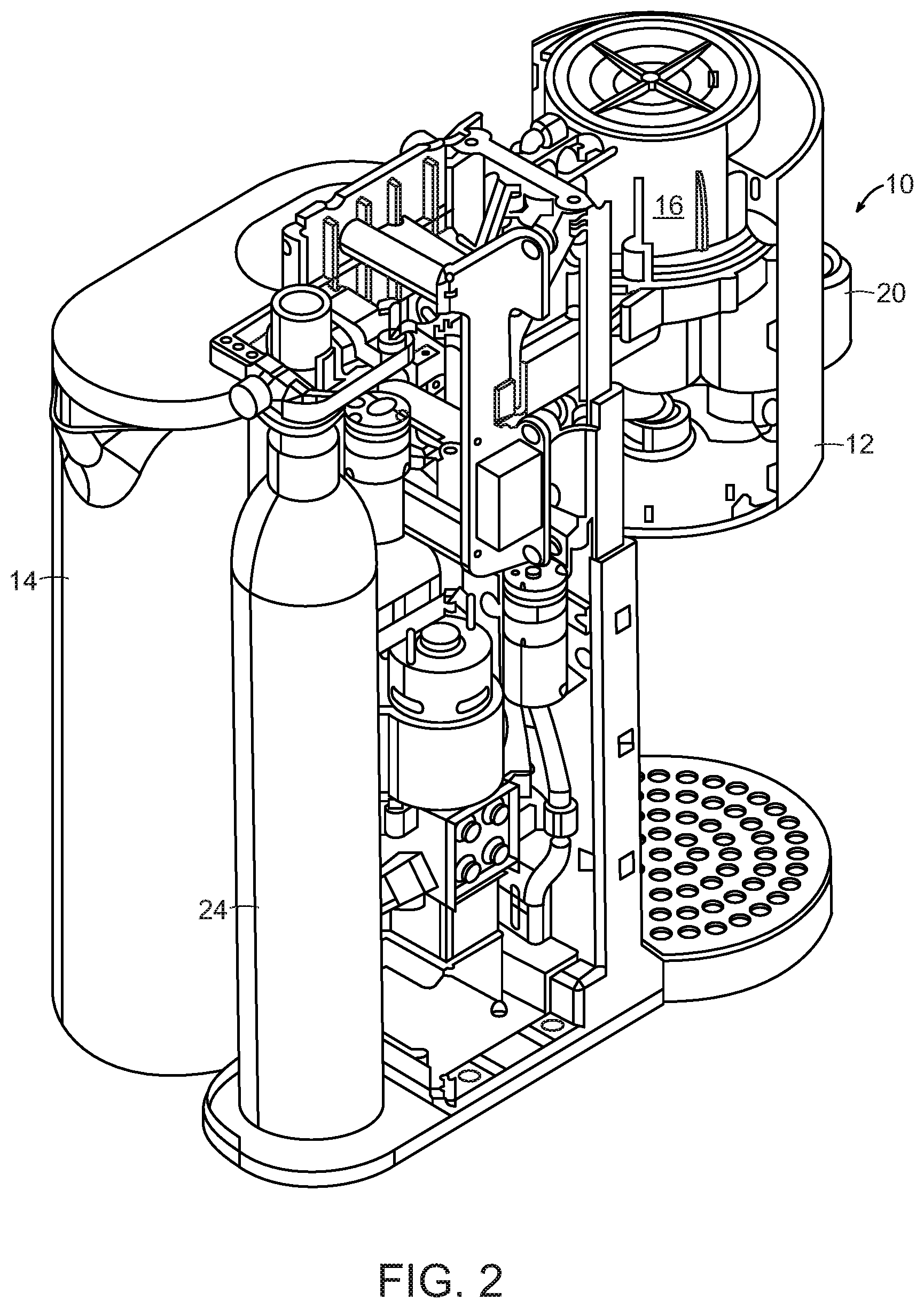 Patent US12410048 Figure 2 – Ingredient container