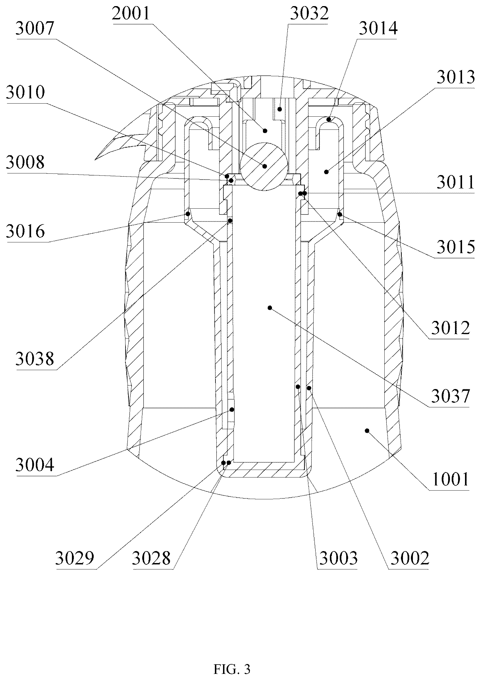 Patent US12410050 Figure 3 – Dumping-type autonomous quantitative liquid discharging device and quantitative liquid discharging method thereof