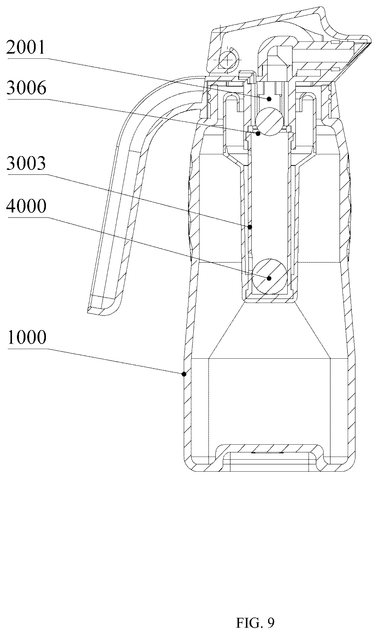 Patent US12410050 Figure 9 – Dumping-type autonomous quantitative liquid discharging device and quantitative liquid discharging method thereof