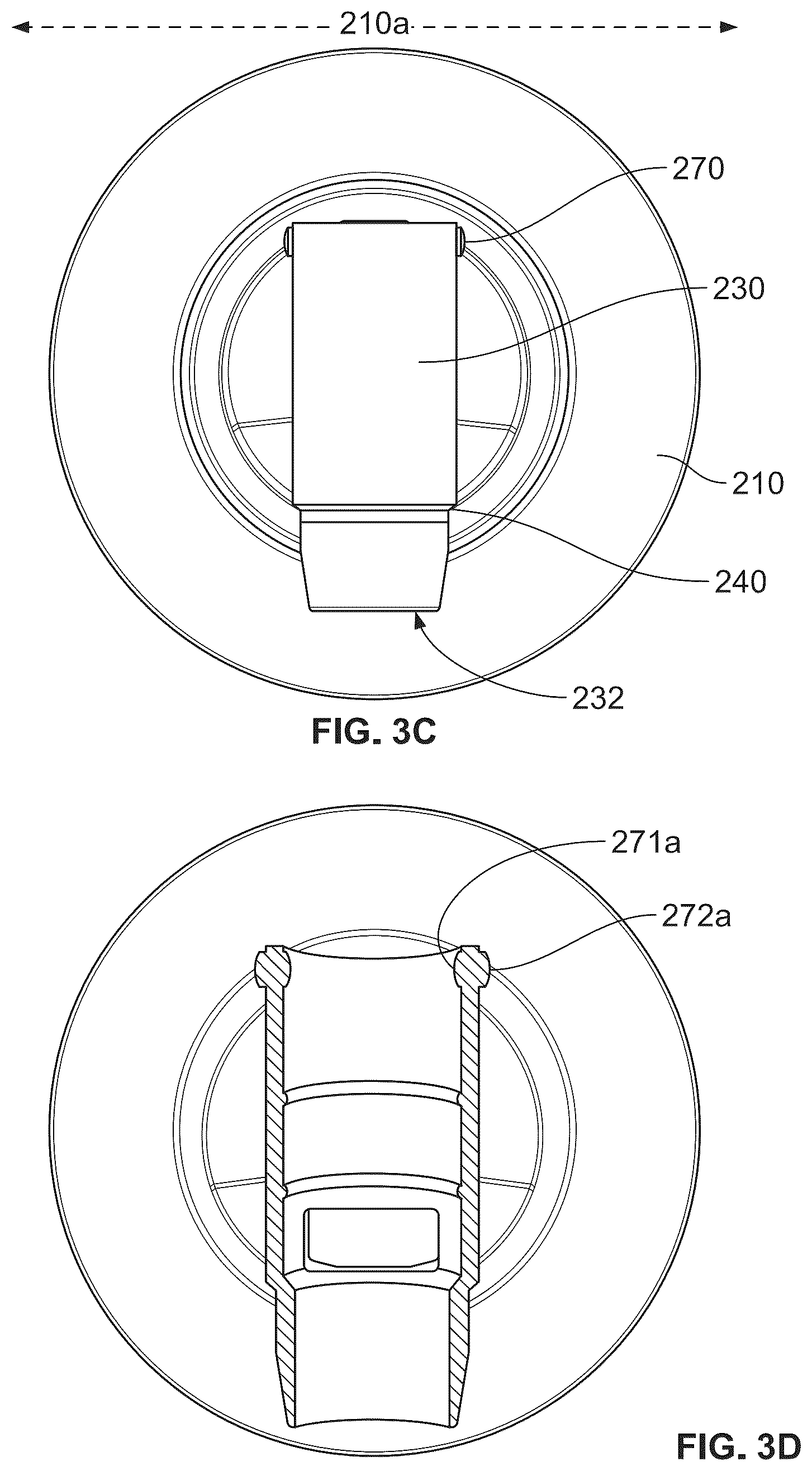Patent US12410051 Figure 5 – Two piece, T-shaped dispensing tap and method of making same