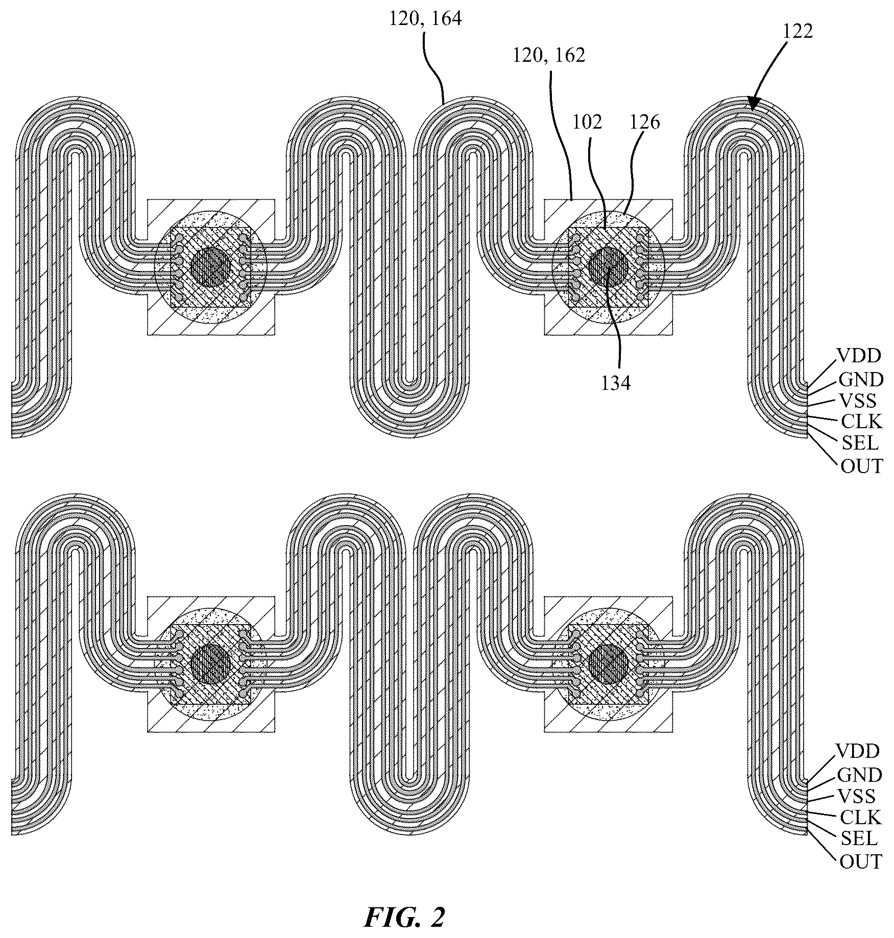 Patent US12410053 Figure 2 – Embedded digital sensor structure