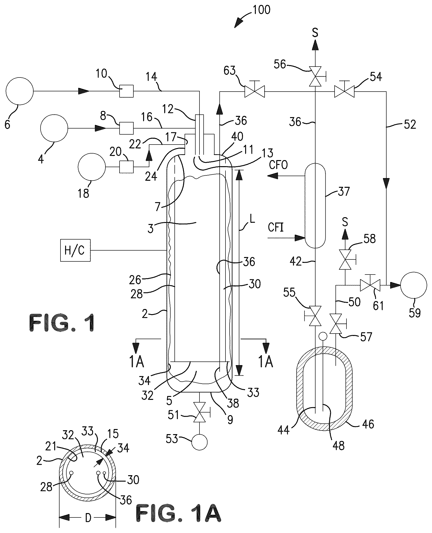 Patent US12410056 Figure 1 – Systems and processes for production of trisilylamine