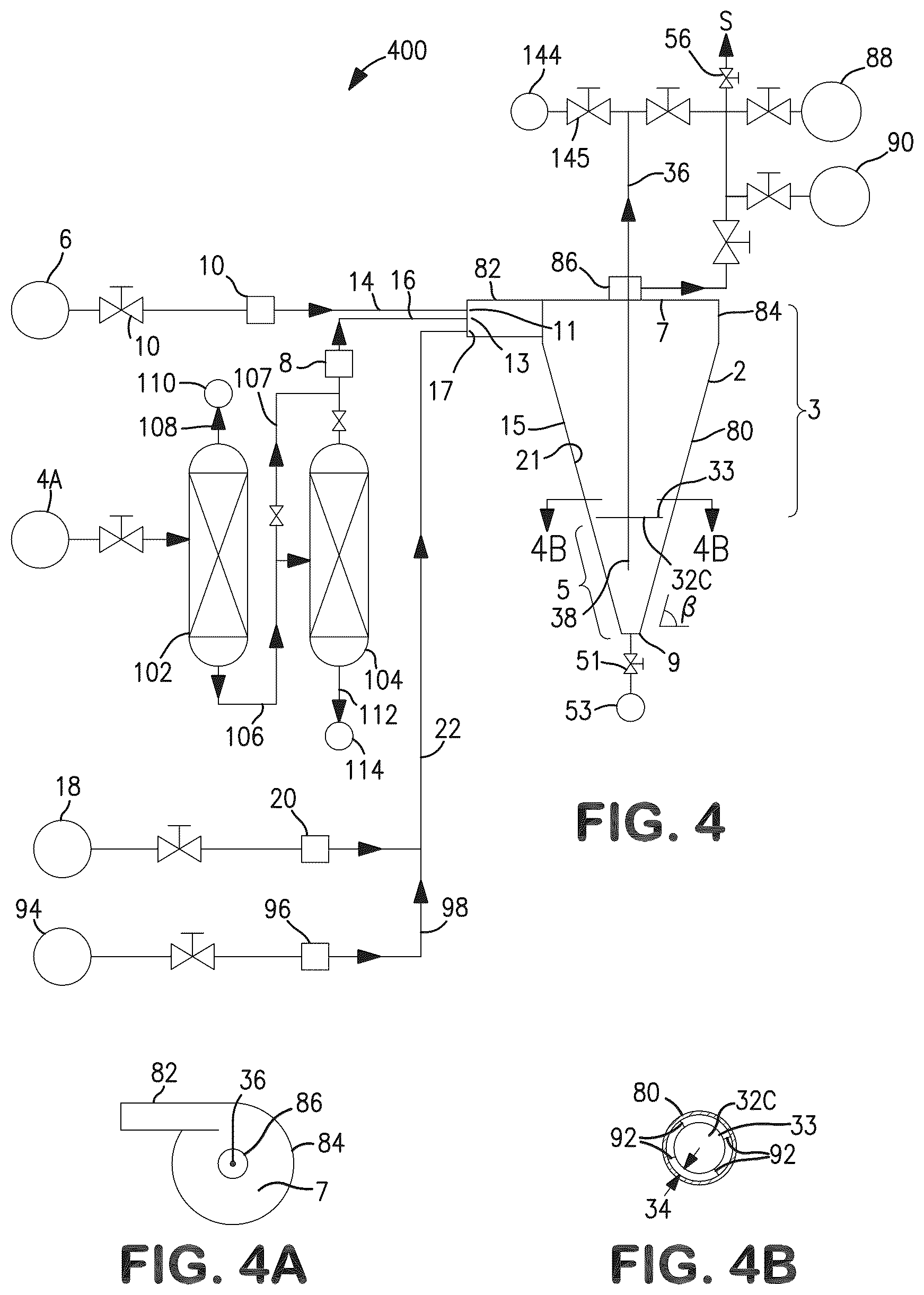 Patent US12410056 Figure 4 – Systems and processes for production of trisilylamine