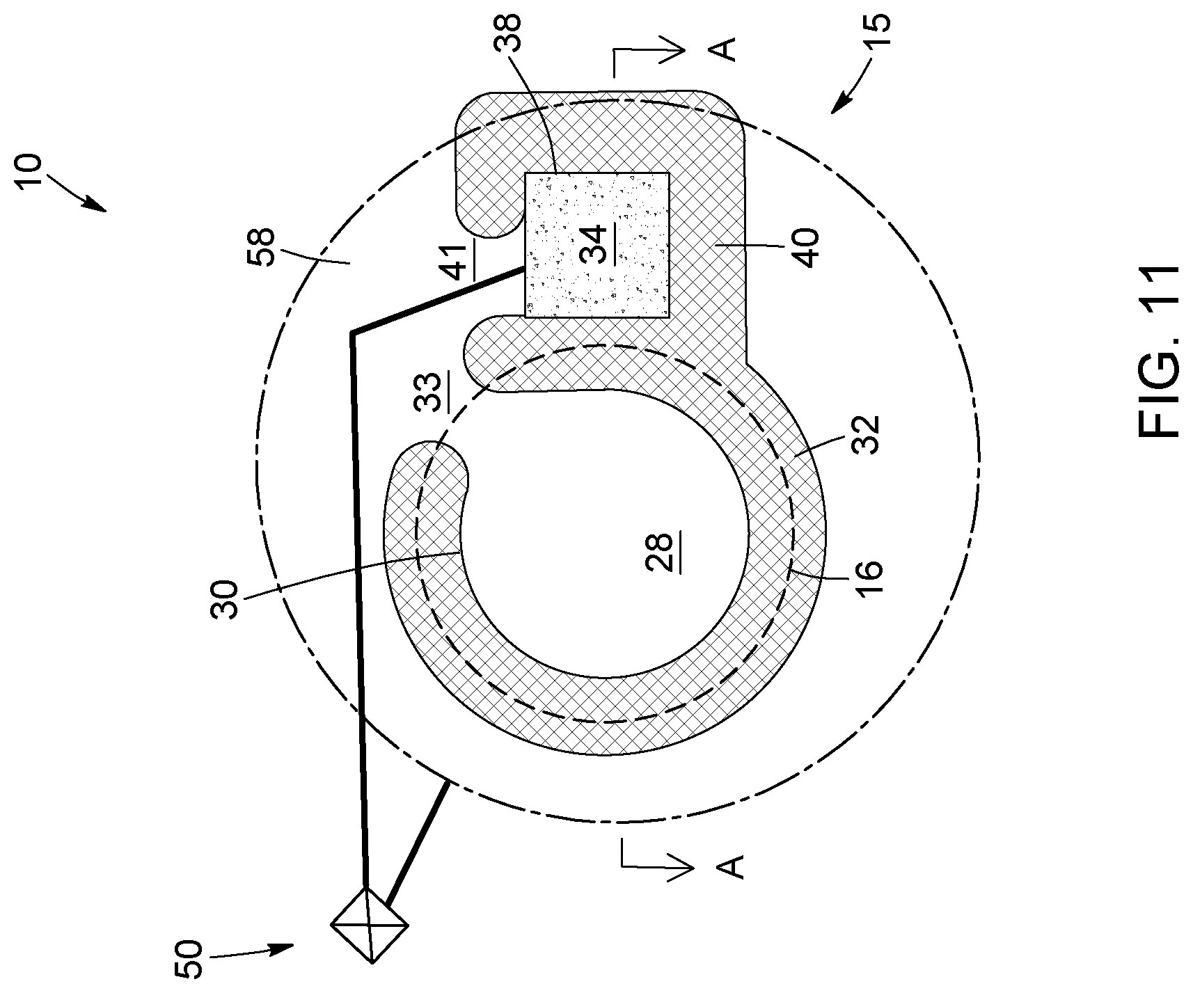 Patent US12410073 Figure 10 – Systems and processes for decontaminating an aqueous flow contaminated with munitions contaminants