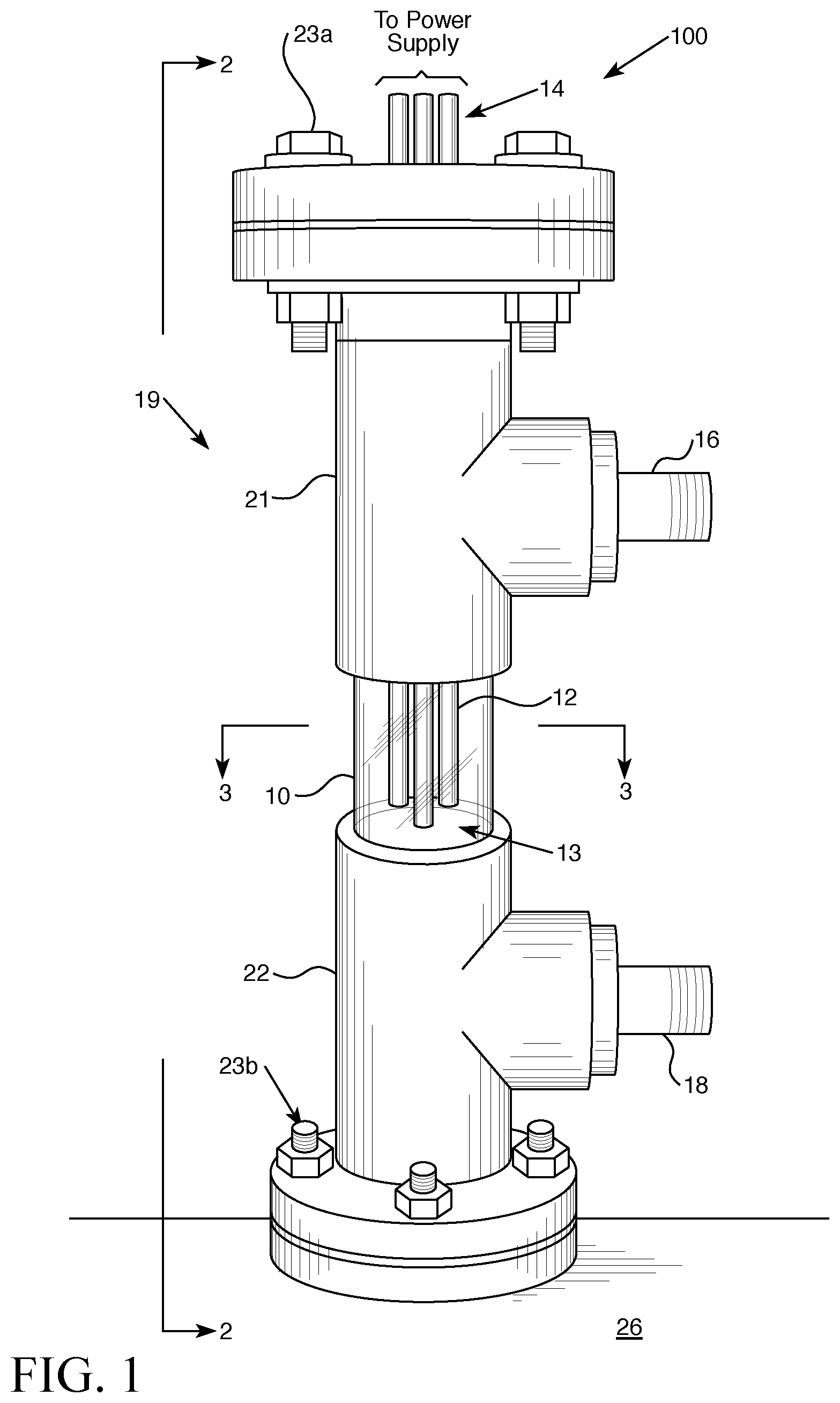 Patent US12410076 Figure 1 – Method for electrocoagulation using plasma discharge
