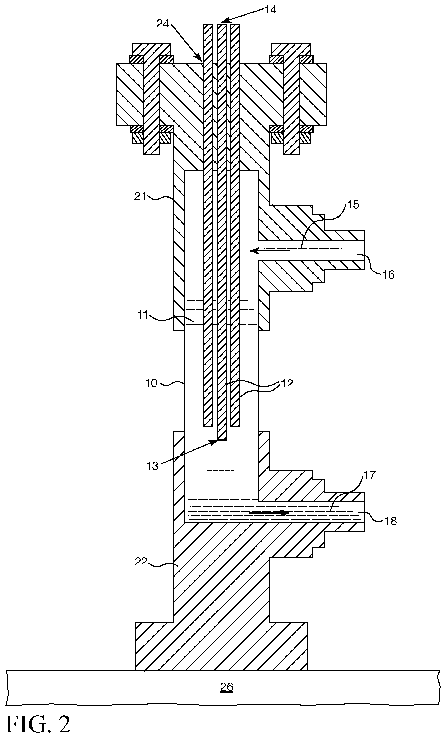 Patent US12410076 Figure 2 – Method for electrocoagulation using plasma discharge