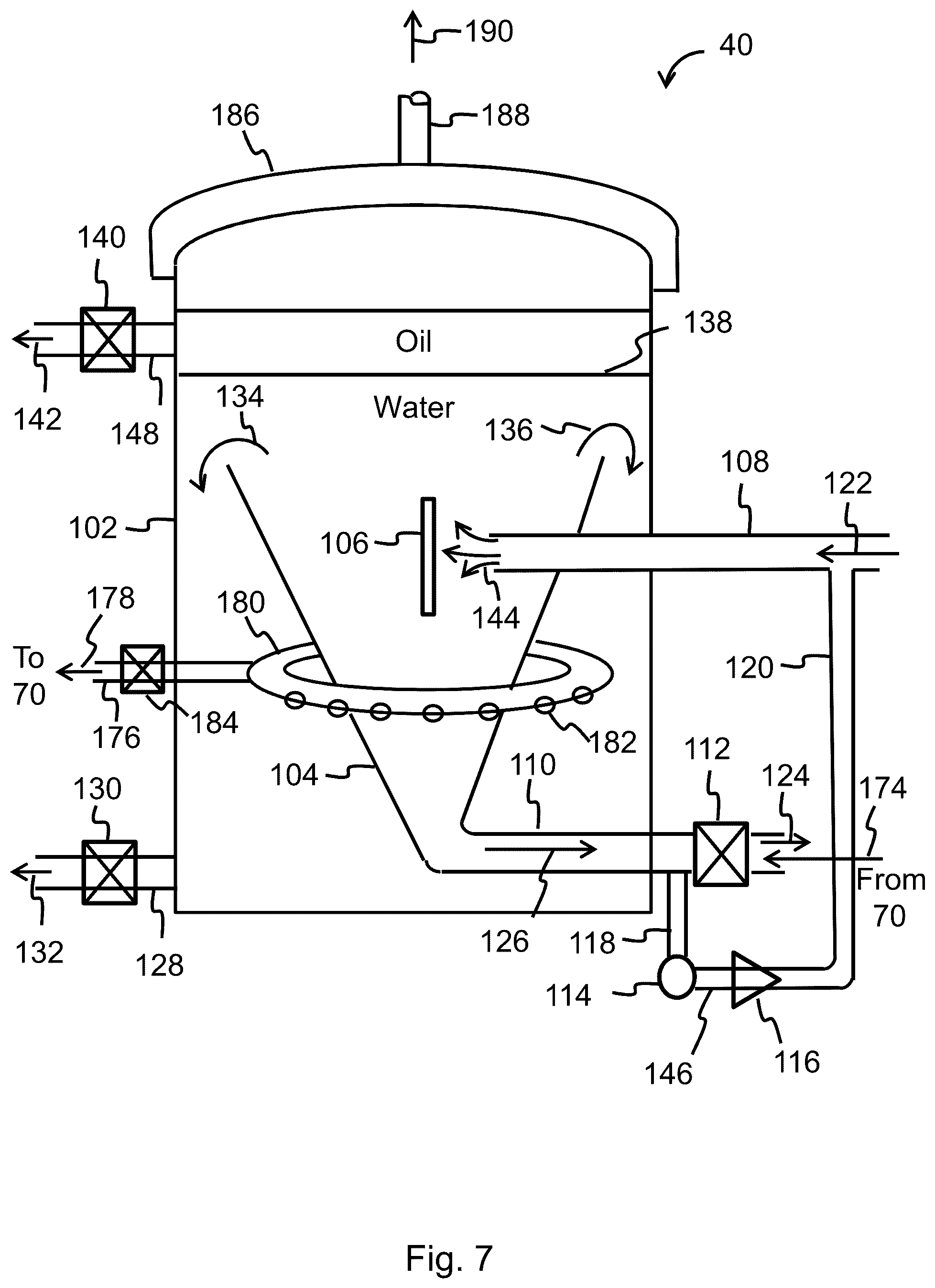 Patent US12410084 Figure 5 – Methods and apparatus for treatment and purification of wastewater