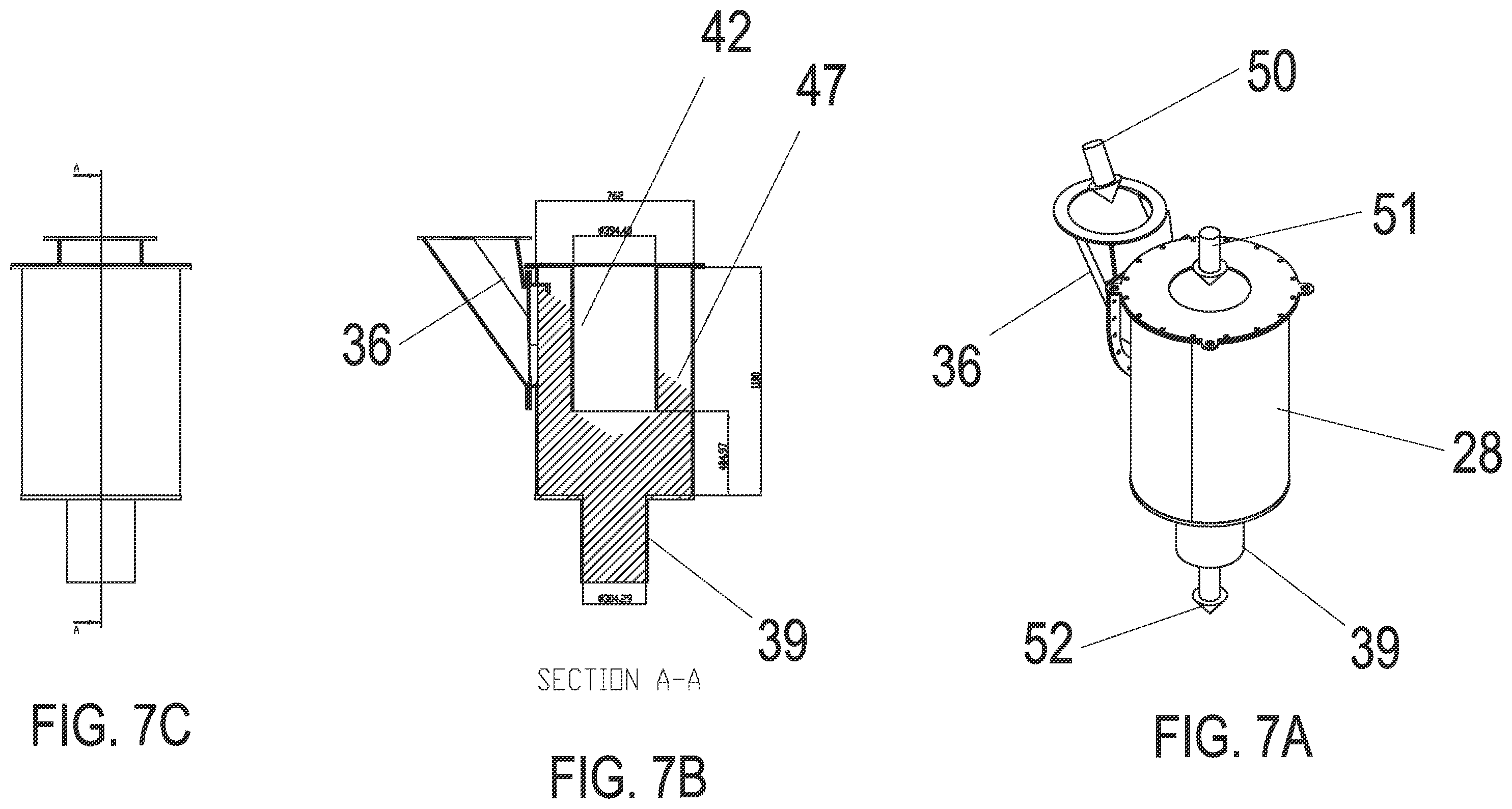 Patent US12410087 Figure 7 – Batch and cullet proportioning apparatus