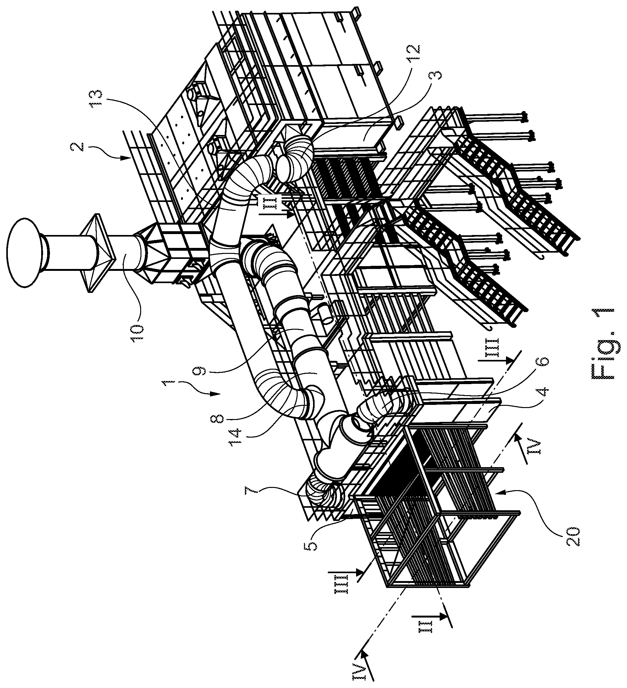 Patent US12410094 Figure 1 – Method for drying slab-shaped materials and drying device