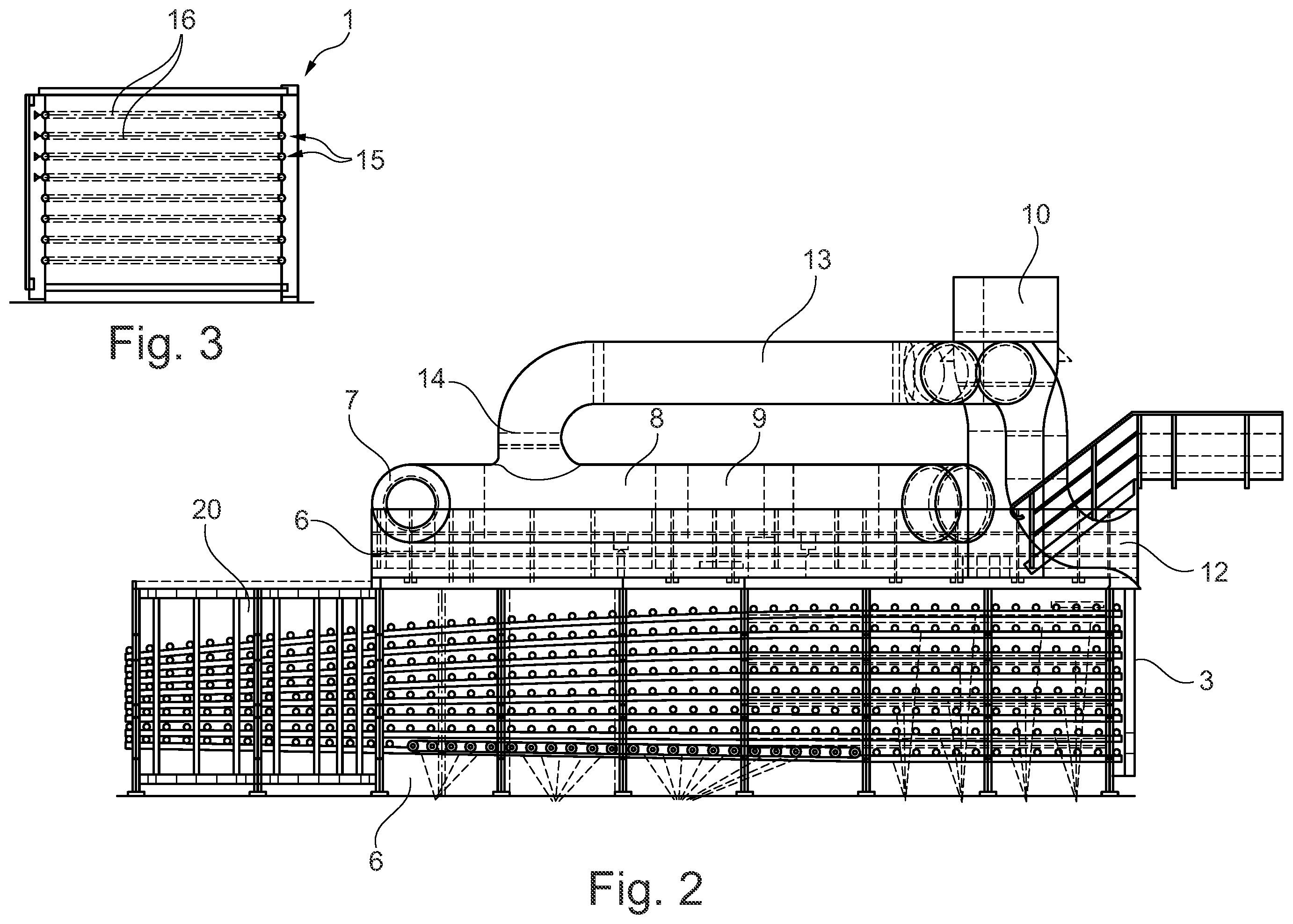 Patent US12410094 Figure 2 – Method for drying slab-shaped materials and drying device