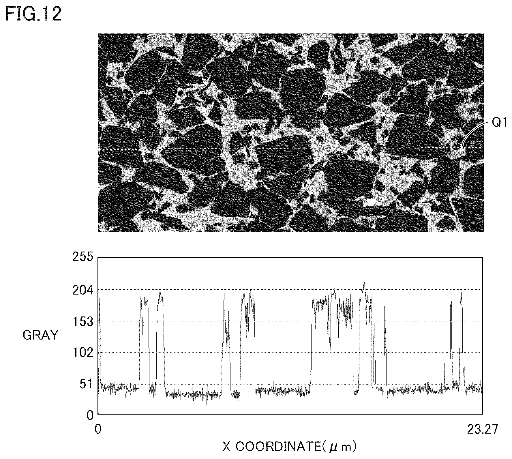 Patent US12410103 Figure 11 – Cubic boron nitride sintered material and cutting tool