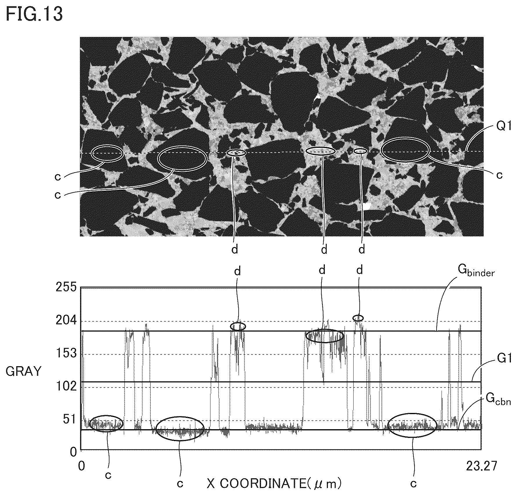 Patent US12410103 Figure 12 – Cubic boron nitride sintered material and cutting tool