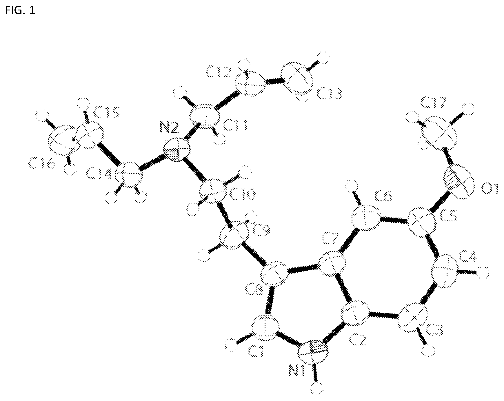 Patent US12410129 Figure 1 – Crystalline 5-methoxy-N,N-diallyltryptamine compounds