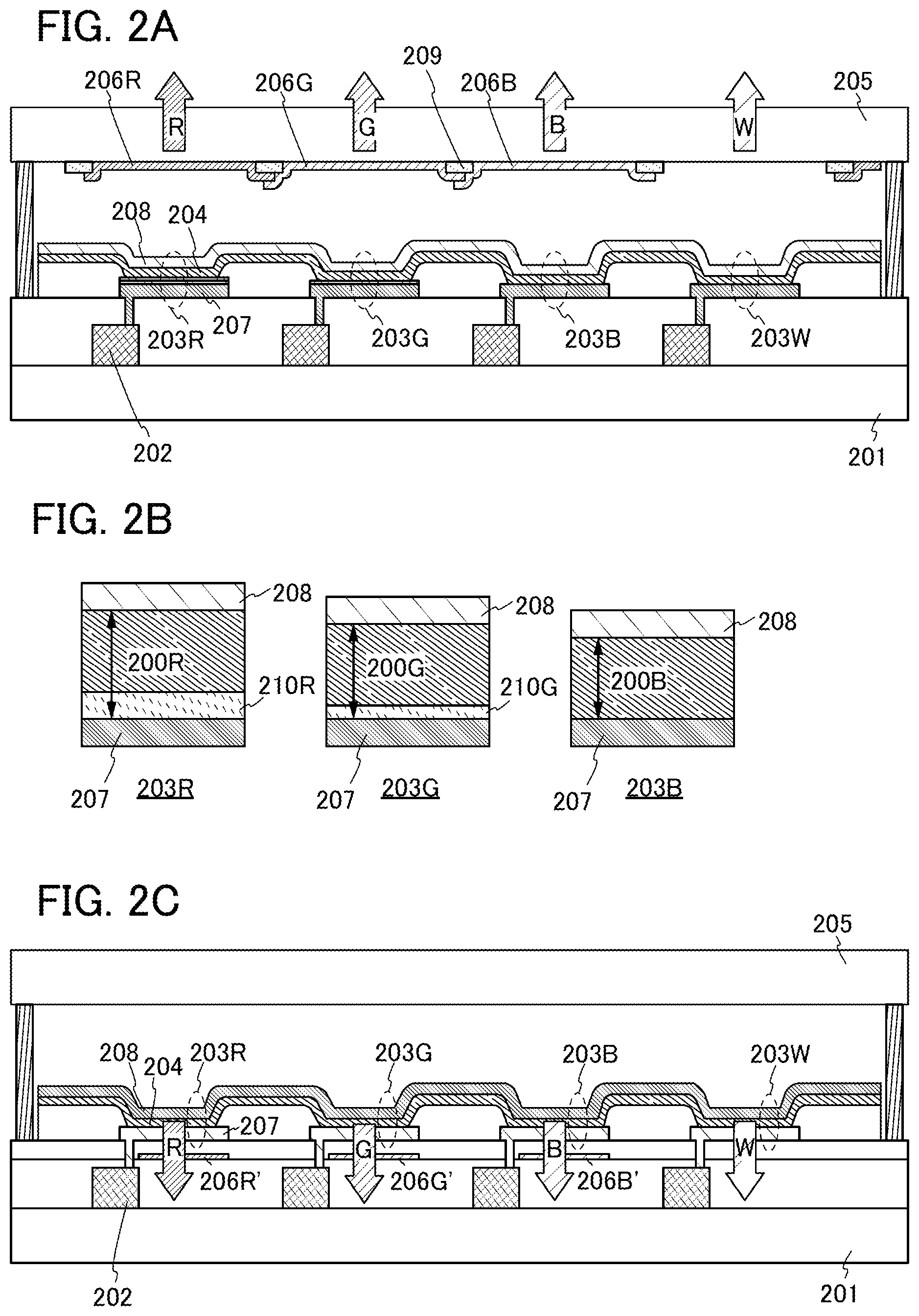 Patent US12410180 Figure 2 – Light-emitting device, light-emitting apparatus, electronic device, and lighting device