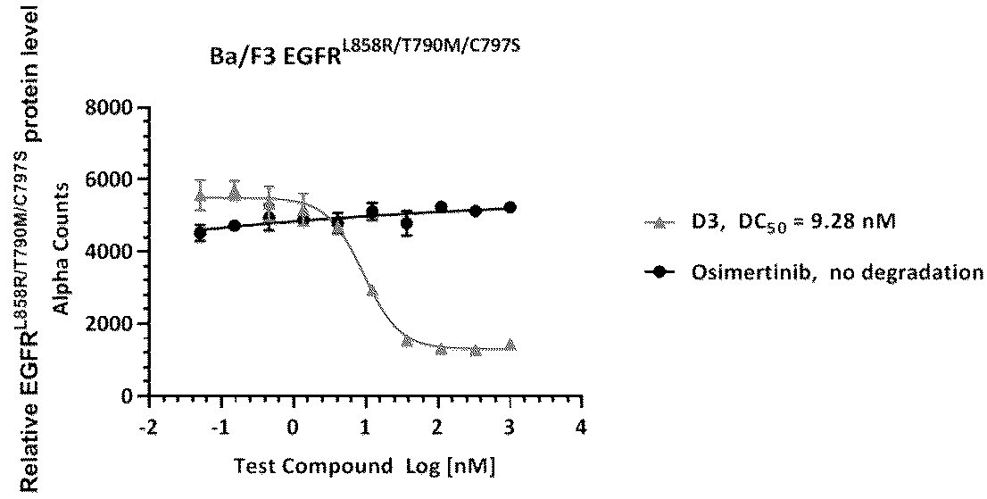 Patent US12410192 Figure 1 – Compound for inhibiting and inducing degradation of EGFR kinase