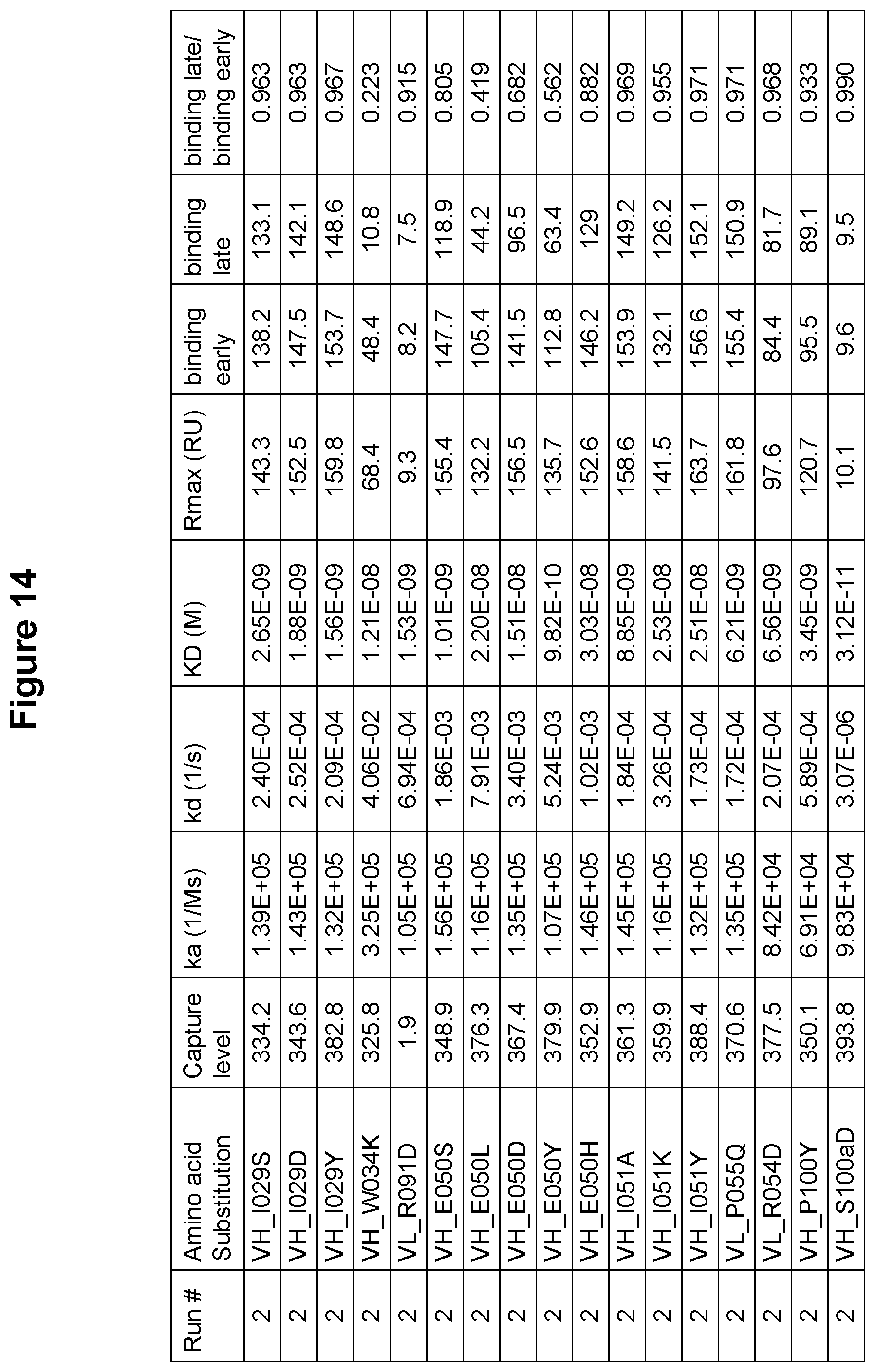 Patent US12410247 Figure 15 – Polynucleotides encoding antibodies that specifically bind to human IL-15