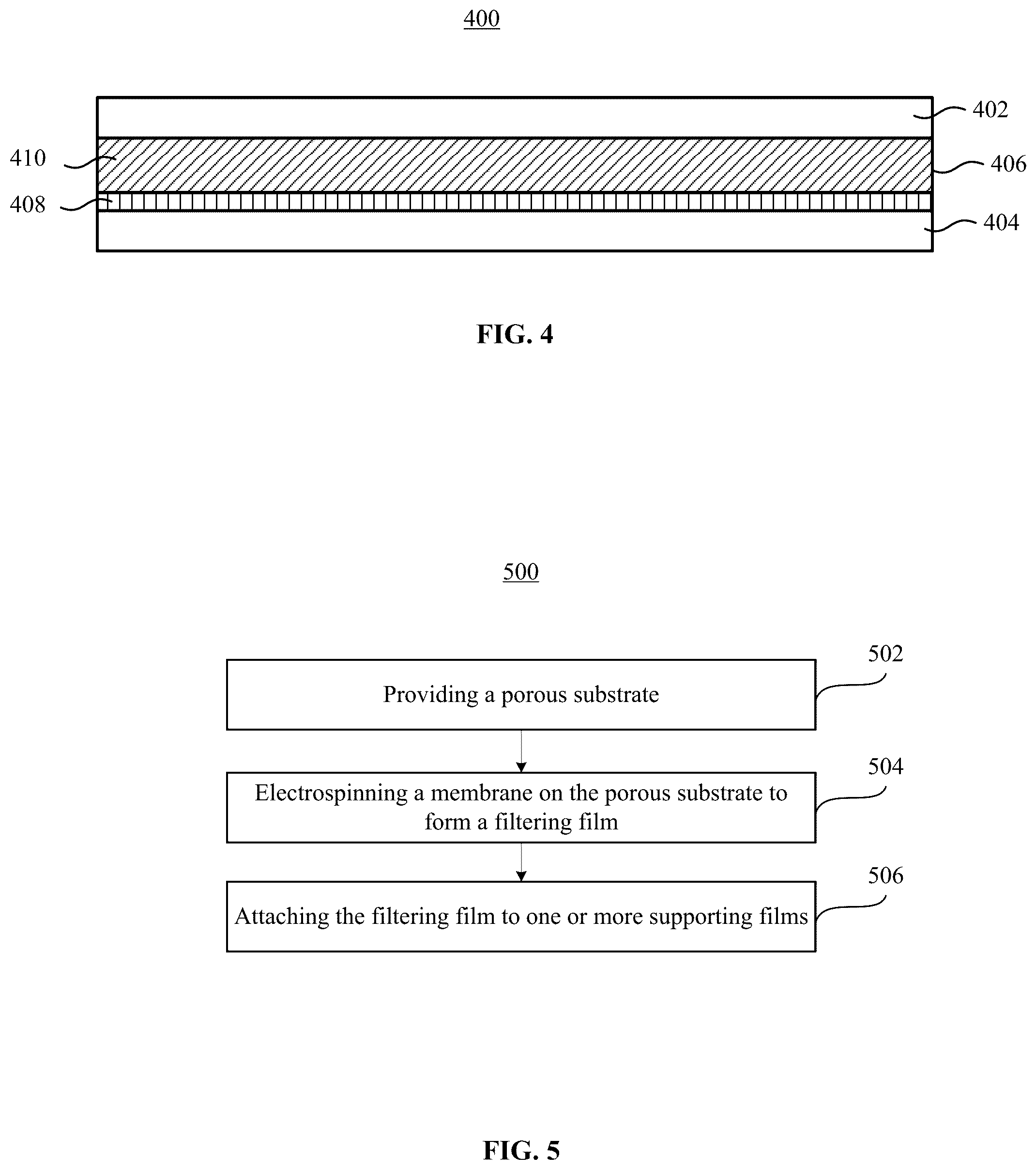 Patent US12410315 Figure 4 – Biodegradable air filtering film and method for manufacturing same