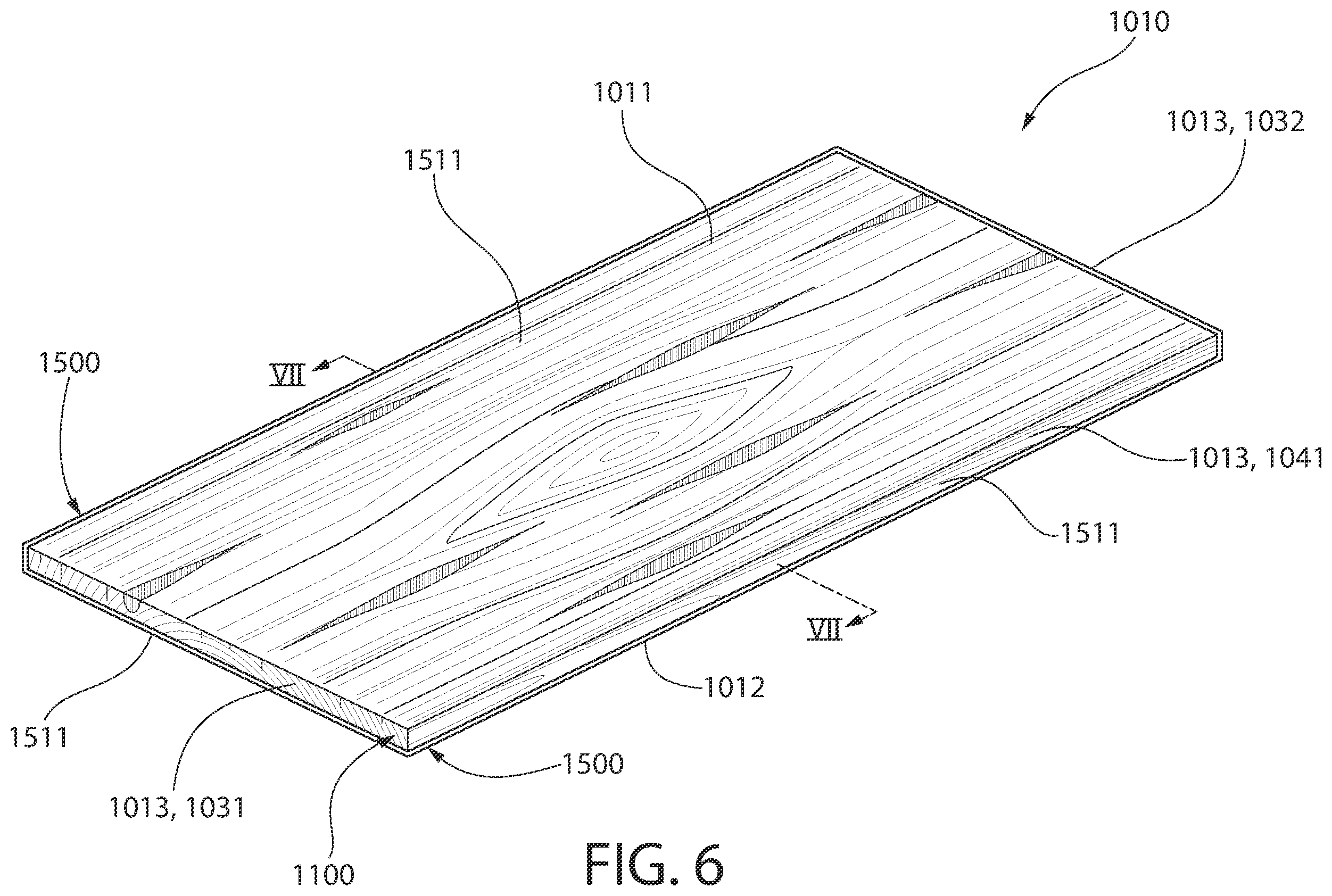 Patent US12410324 Figure 6 – Flame retardant clear coatings for building panels