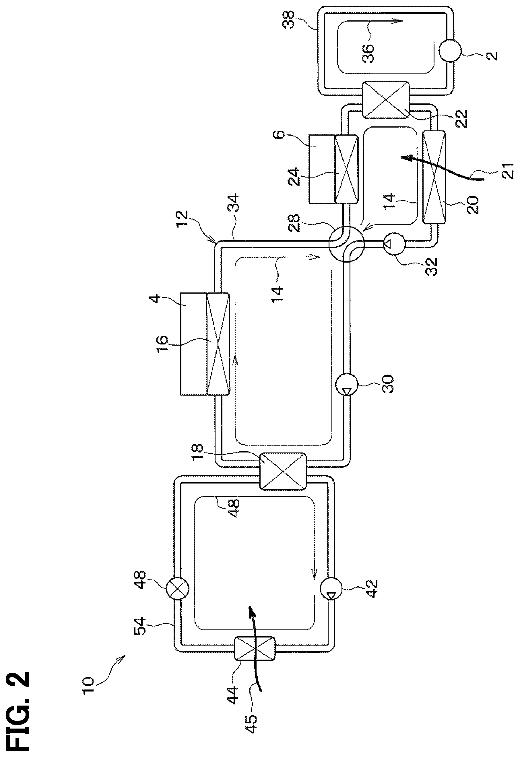 Patent US12410354 Figure 2 – Heat transfer medium and thermal management system
