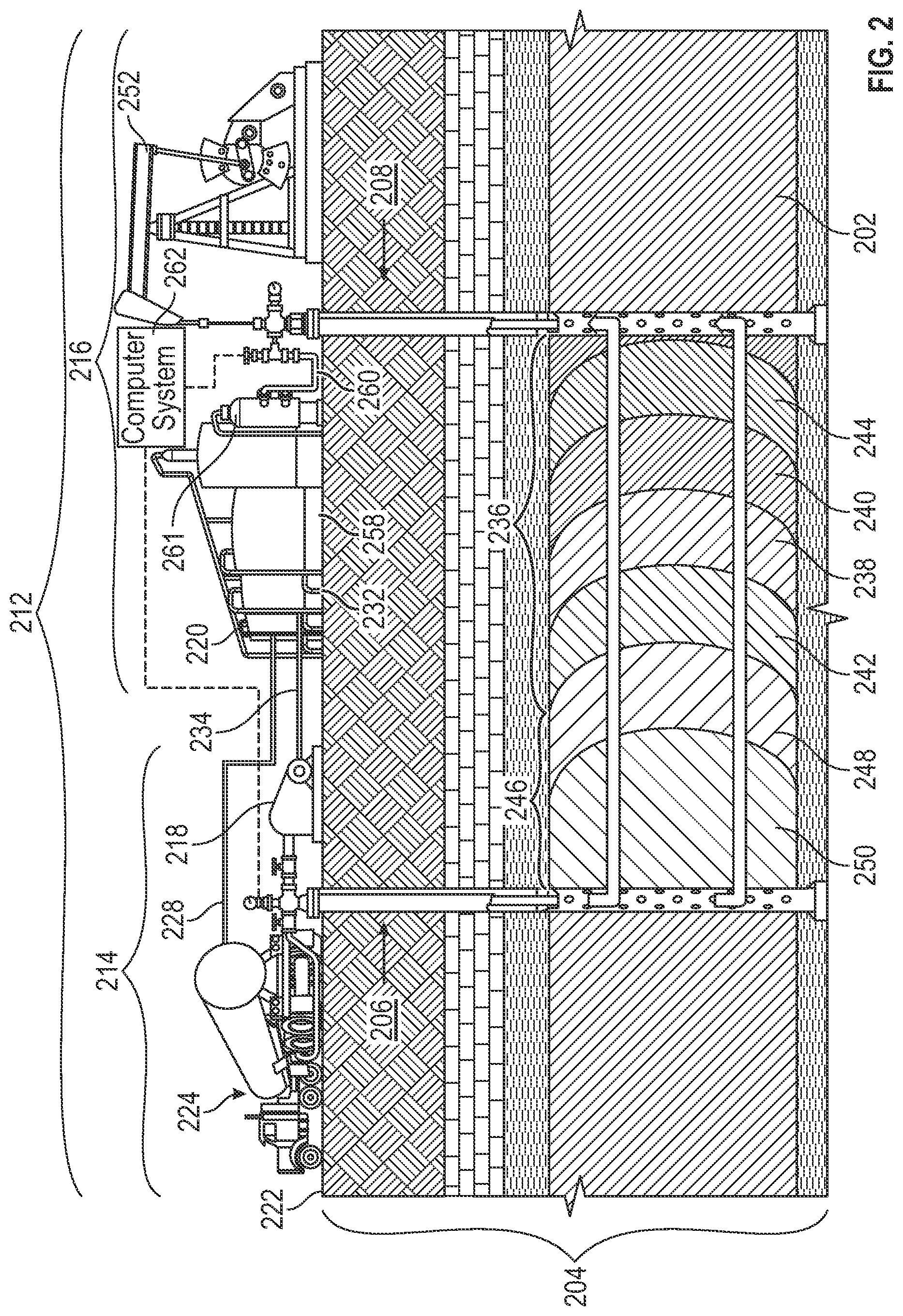Patent US12410359 Figure 2 – Nanoparticle fluids for an AI-assisted water alternating gas process