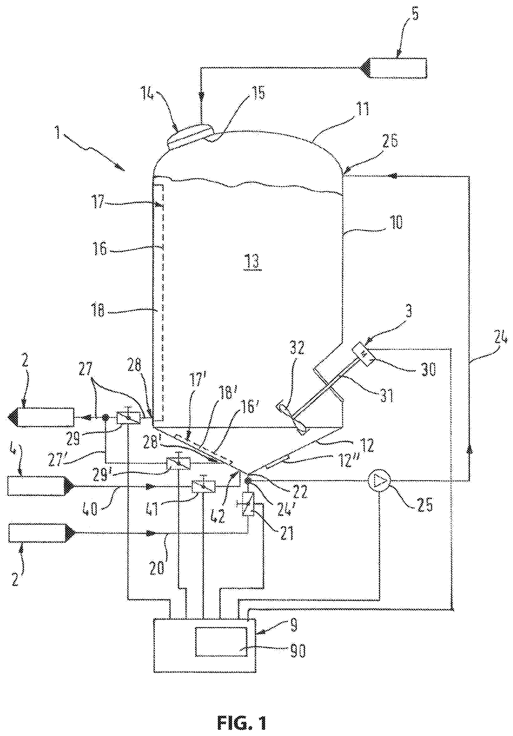Patent US12410386 Figure 1 – Device and method for extracting value adding contents from plant based content carriers into a brew liquid