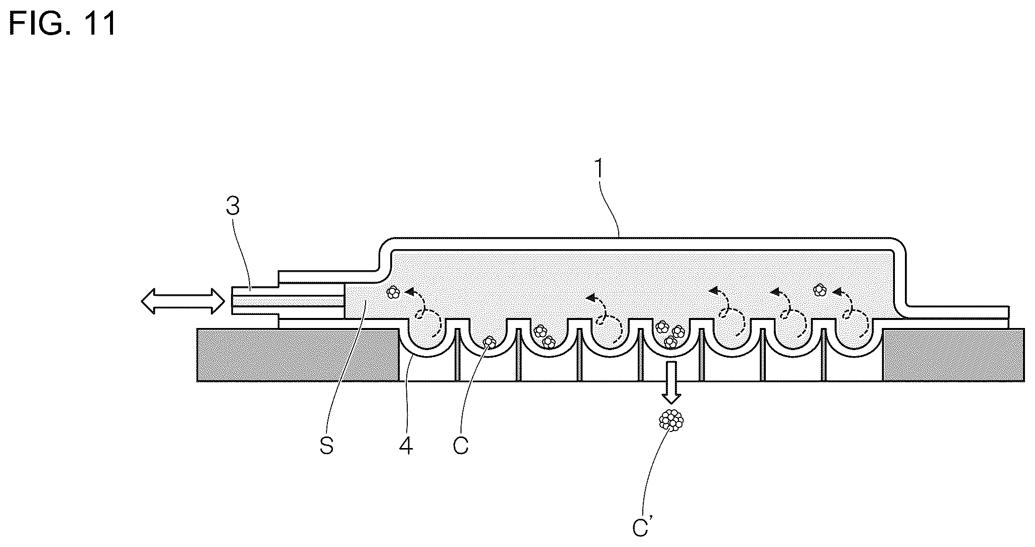 Patent US12410389 Figure 11 – Cell culturing method and device