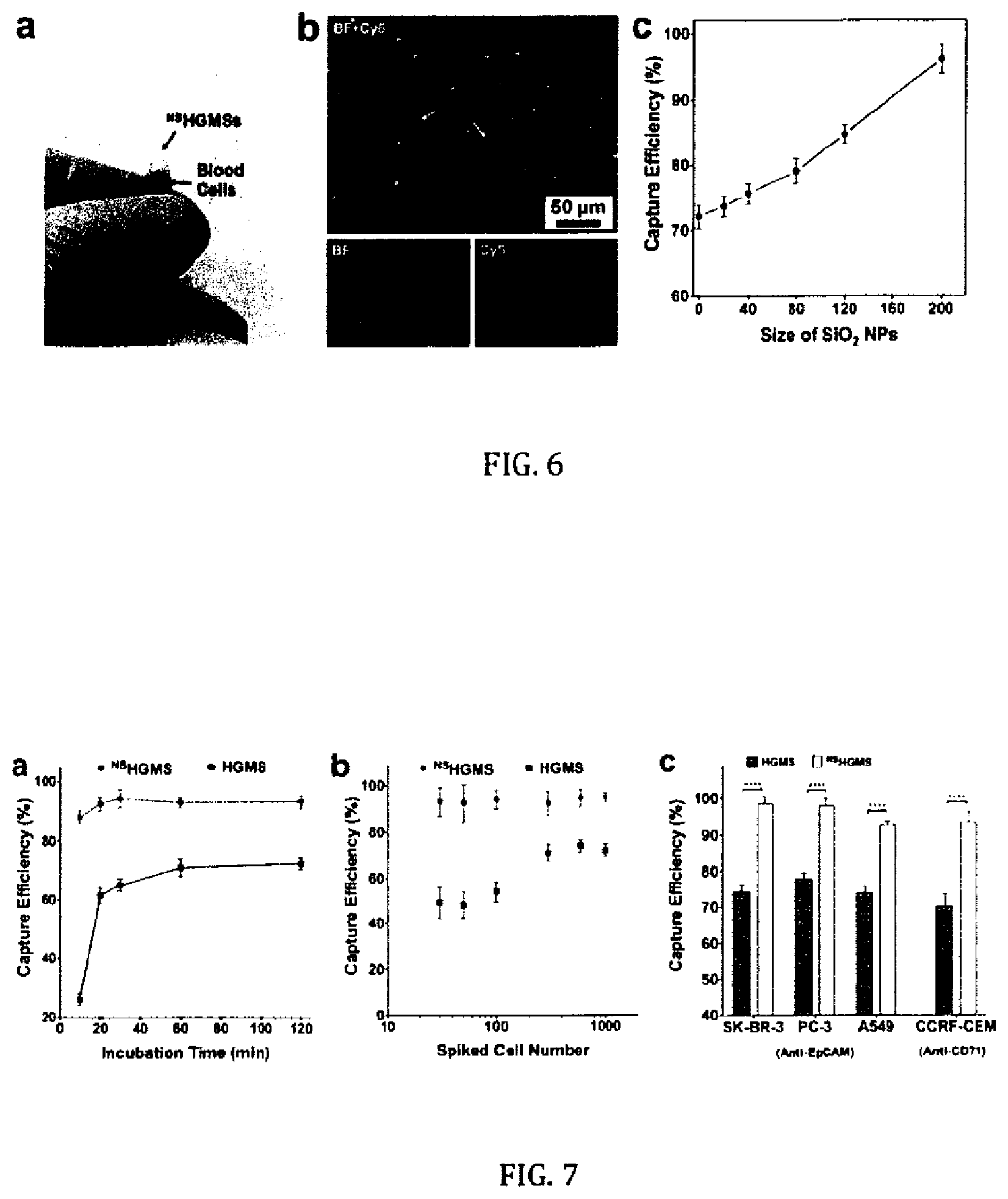 Patent US12410396 Figure 6 – Rapid cell isolation and recovery using hollow glass microspheres coated with biodegradable nanostructured films
