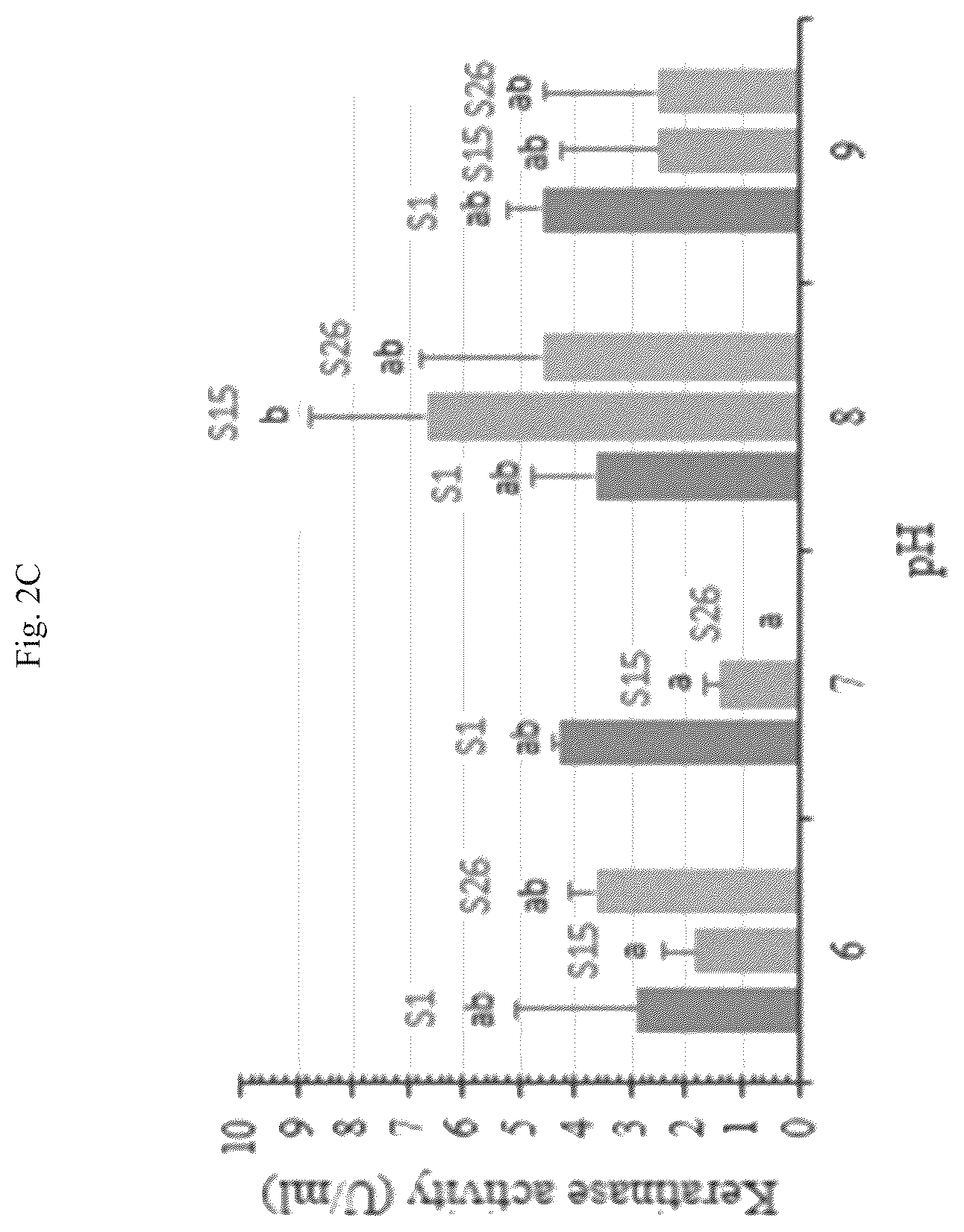 Patent US12410421 Figure 7 – Keratinase composition