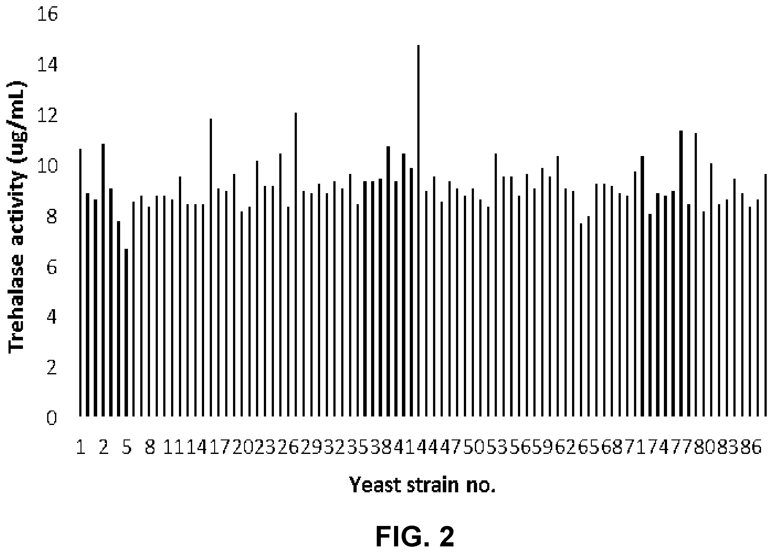 Patent US12410451 Figure 2 – Yeast expressing a heterologous trehalase for ethanol production
