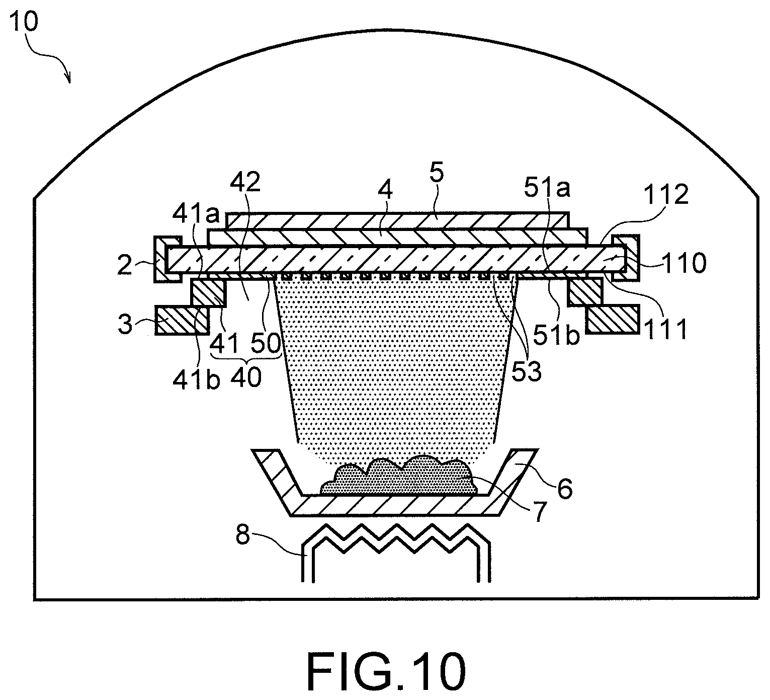 Patent US12410507 Figure 8 – Mask group, method of manufacturing organic device and organic device