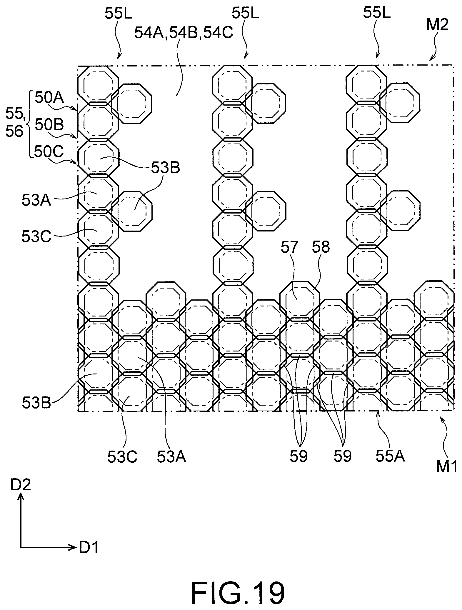 Patent US12410507 Figure 16 – Mask group, method of manufacturing organic device and organic device