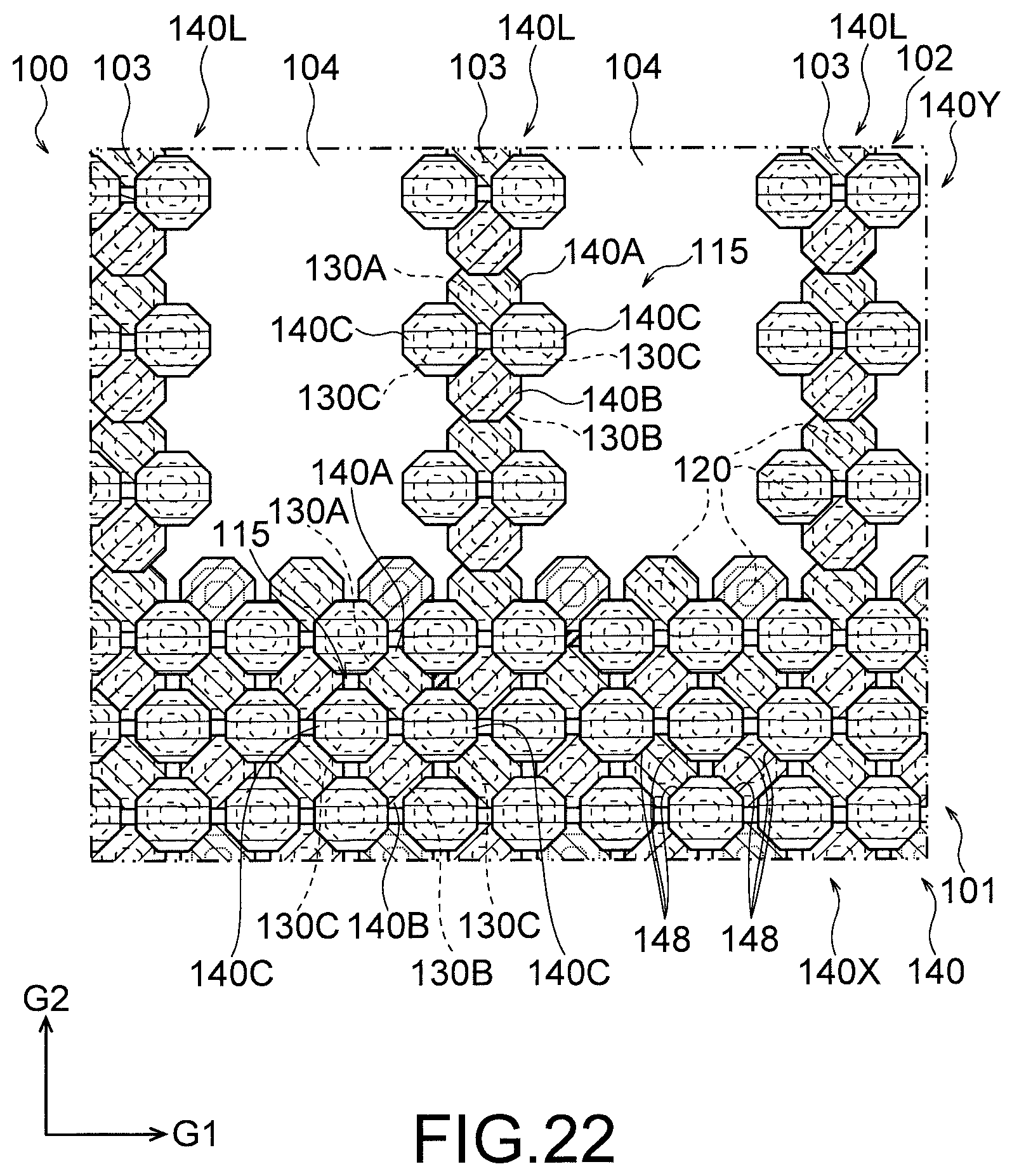 Patent US12410507 Figure 19 – Mask group, method of manufacturing organic device and organic device
