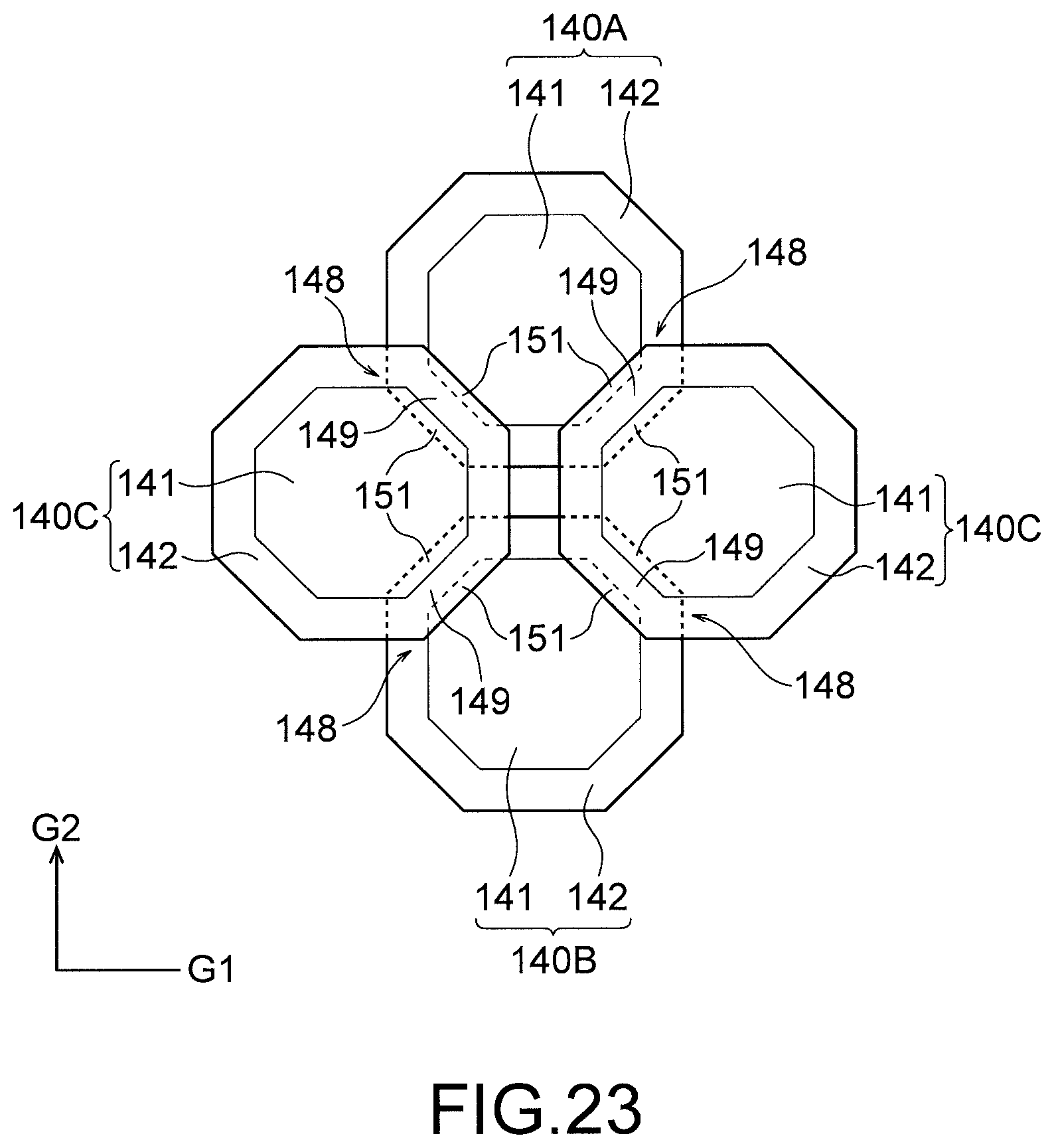 Patent US12410507 Figure 20 – Mask group, method of manufacturing organic device and organic device