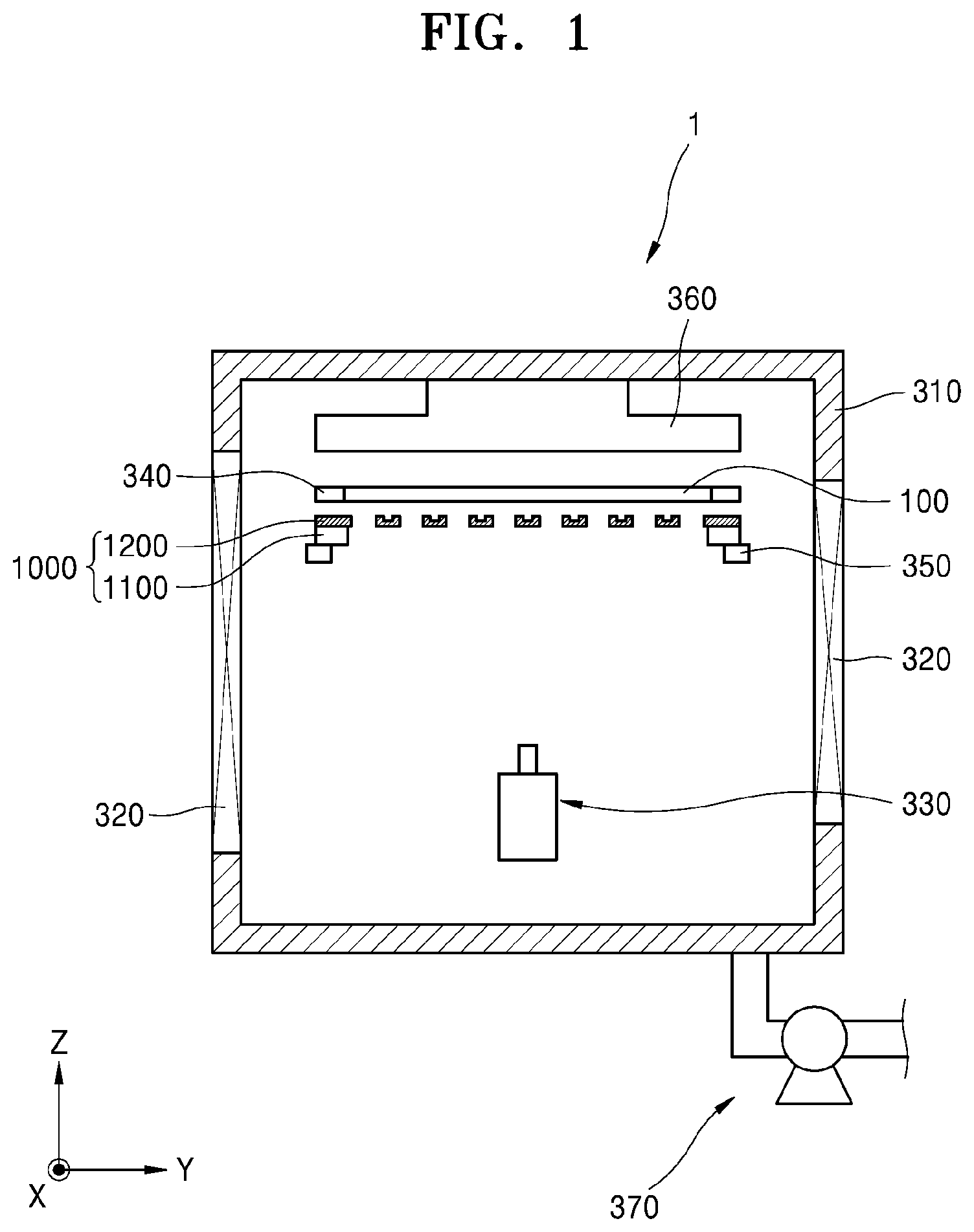 Patent US12410508 Figure 1 – Mask assembly, apparatus for manufacturing display apparatus, and method of manufacturing display apparatus