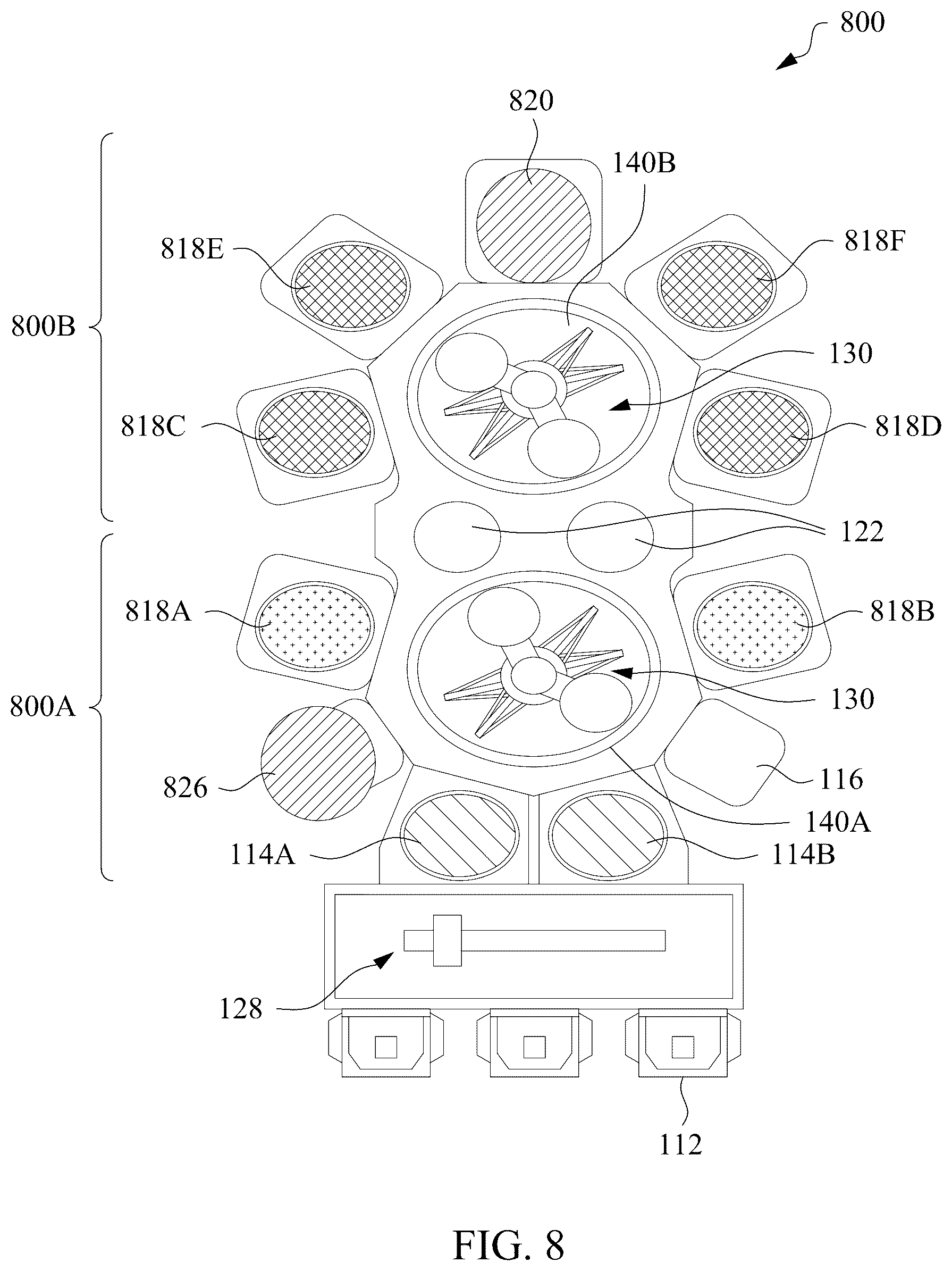 Patent US12410512 Figure 8 – Apparatus and method for manufacturing metal gate structures