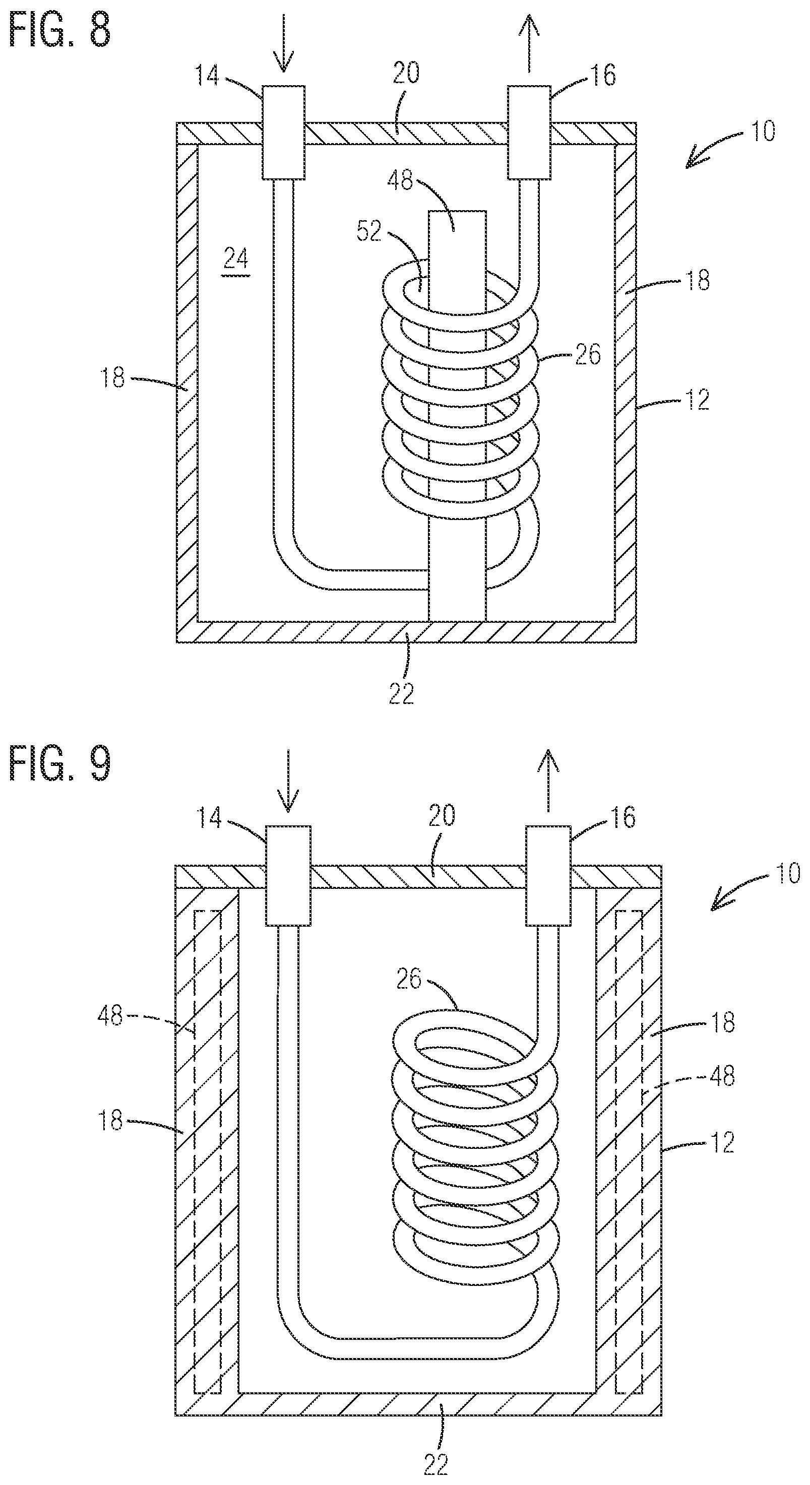 Patent US12410516 Figure 4 – Container for efficient vaporization of precursor materials and method of using the same