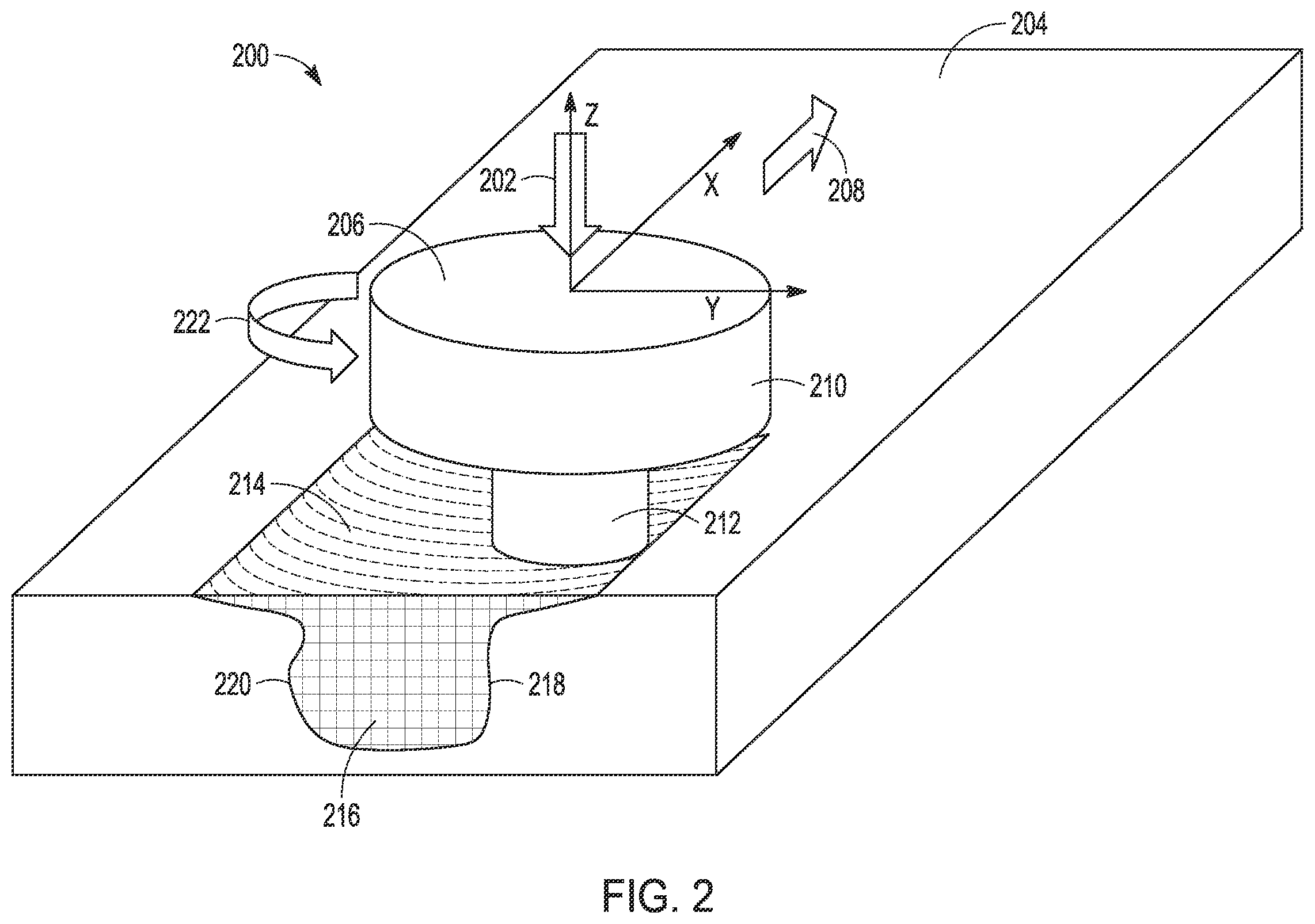 Patent US12410519 Figure 2 – Automated showerhead tilt adjustment