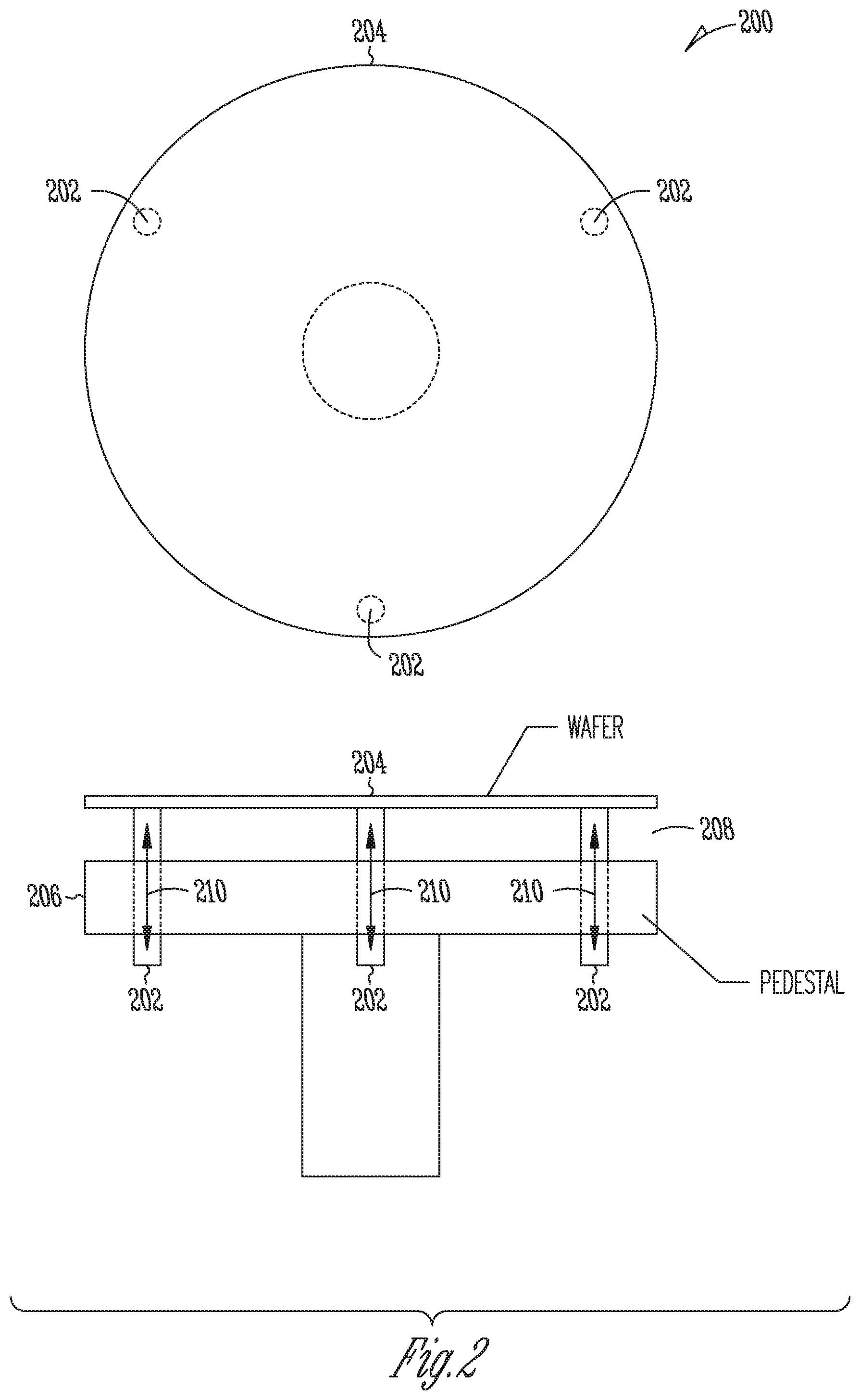 Patent US12410521 Figure 2 – Bidirectional indexing apparatus