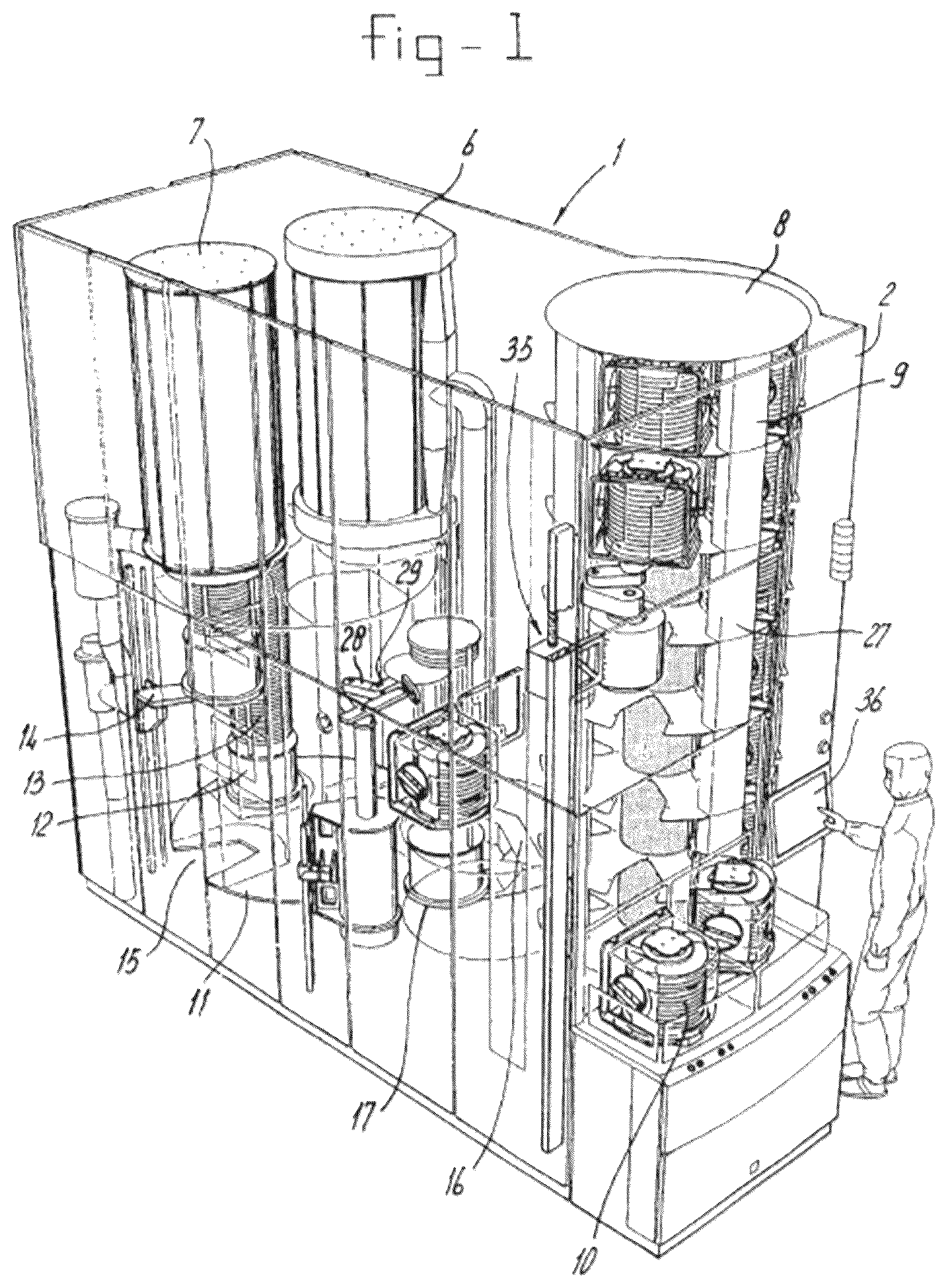 Patent US12410522 Figure 1 – Substrate processing apparatus and method for processing substrates