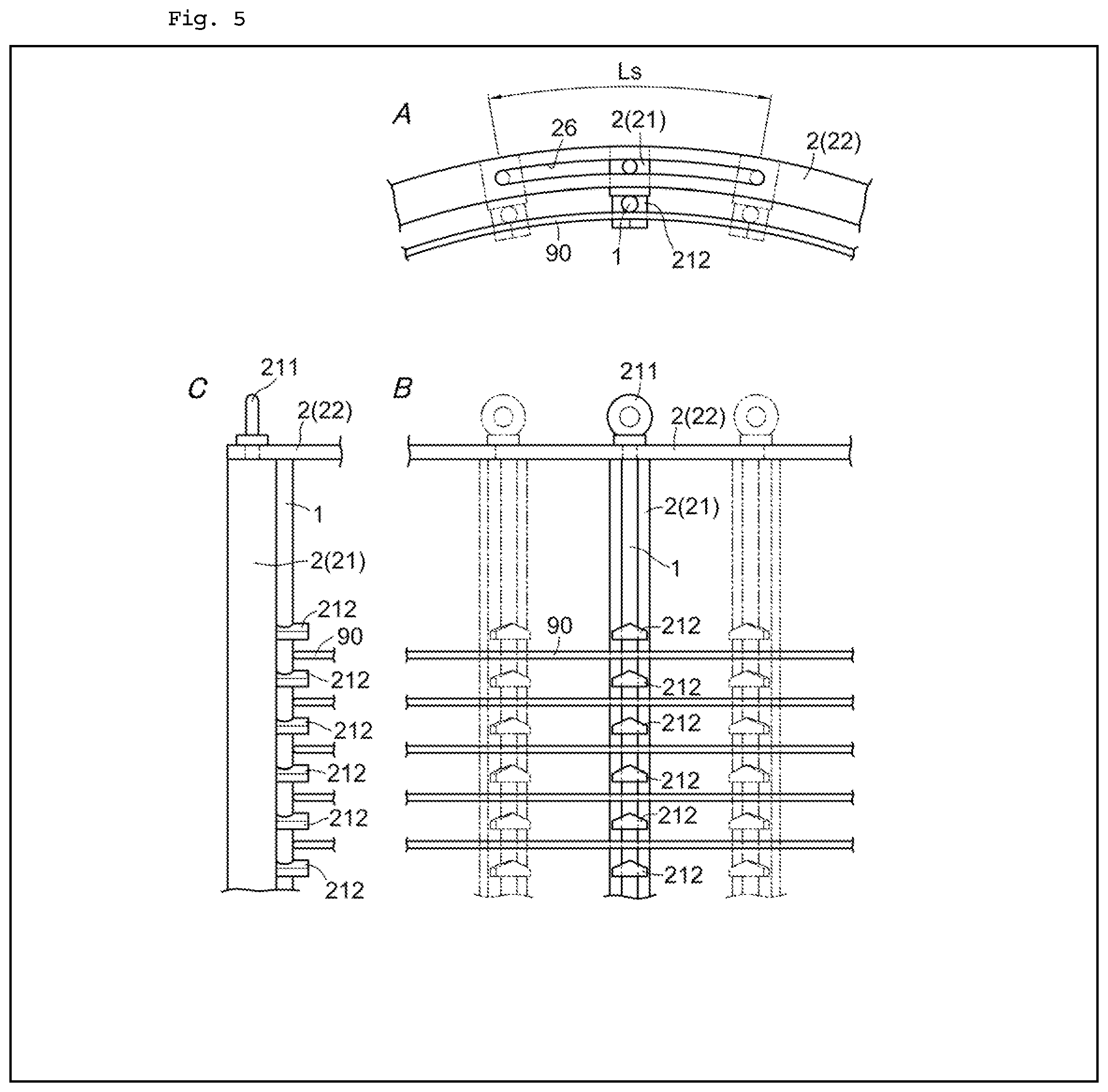 Patent US12410536 Figure 5 – Plating apparatus, plating method, and method for producing wire rod having the surface plated