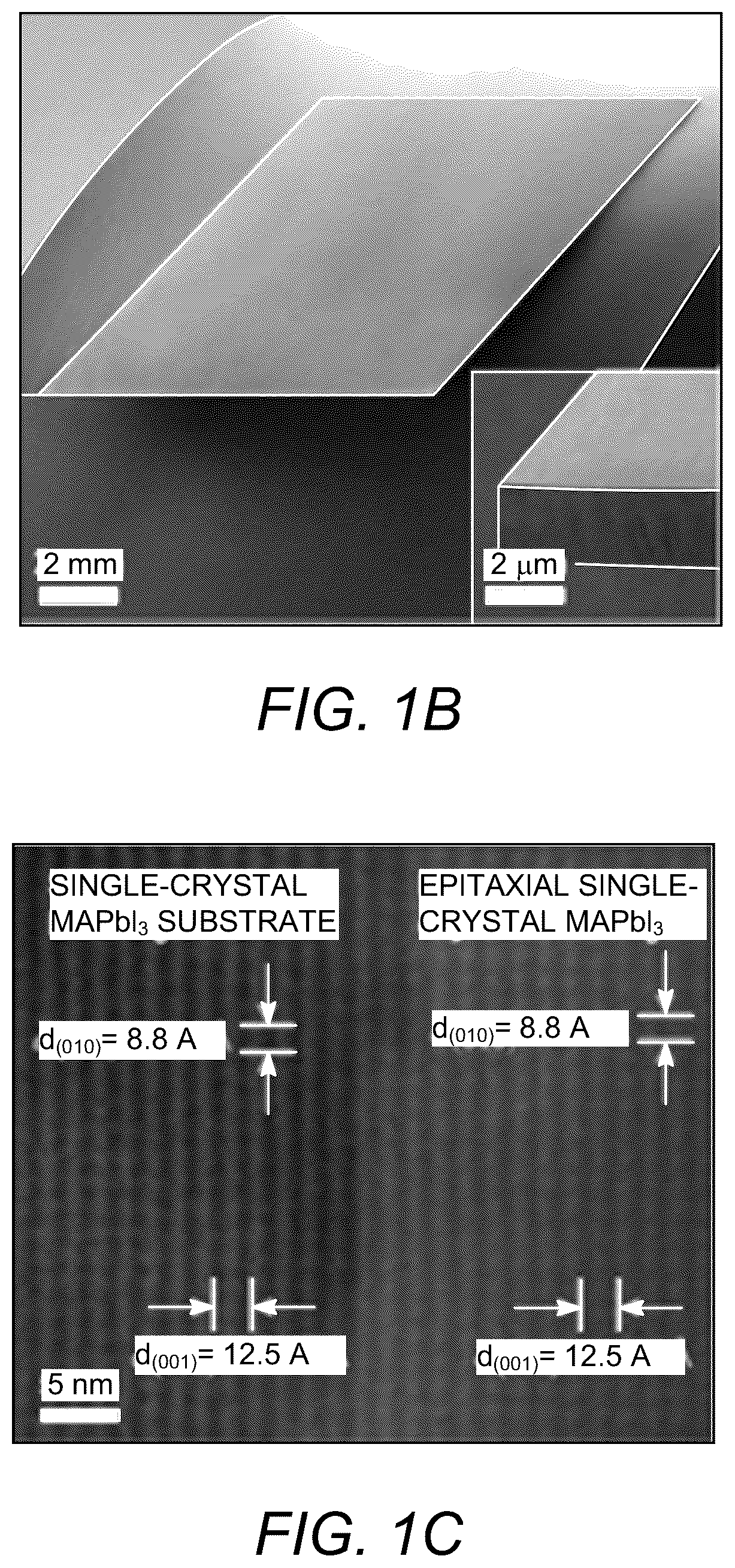 Patent US12410537 Figure 2 – Fabrication process for flexible single-crystal perovskite devices