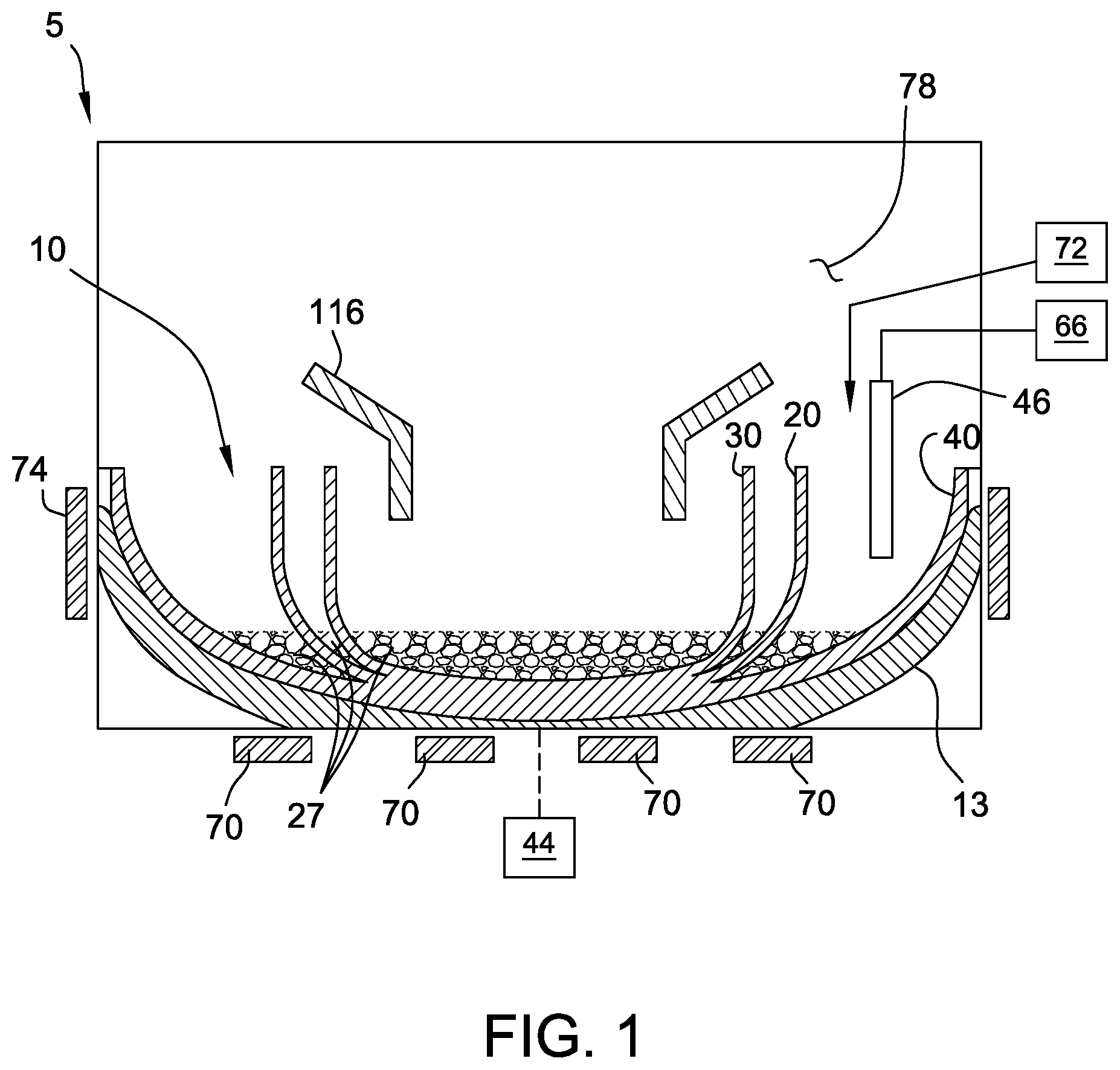 Patent US12410538 Figure 1 – Use of arrays of quartz particles during single crystal silicon ingot production