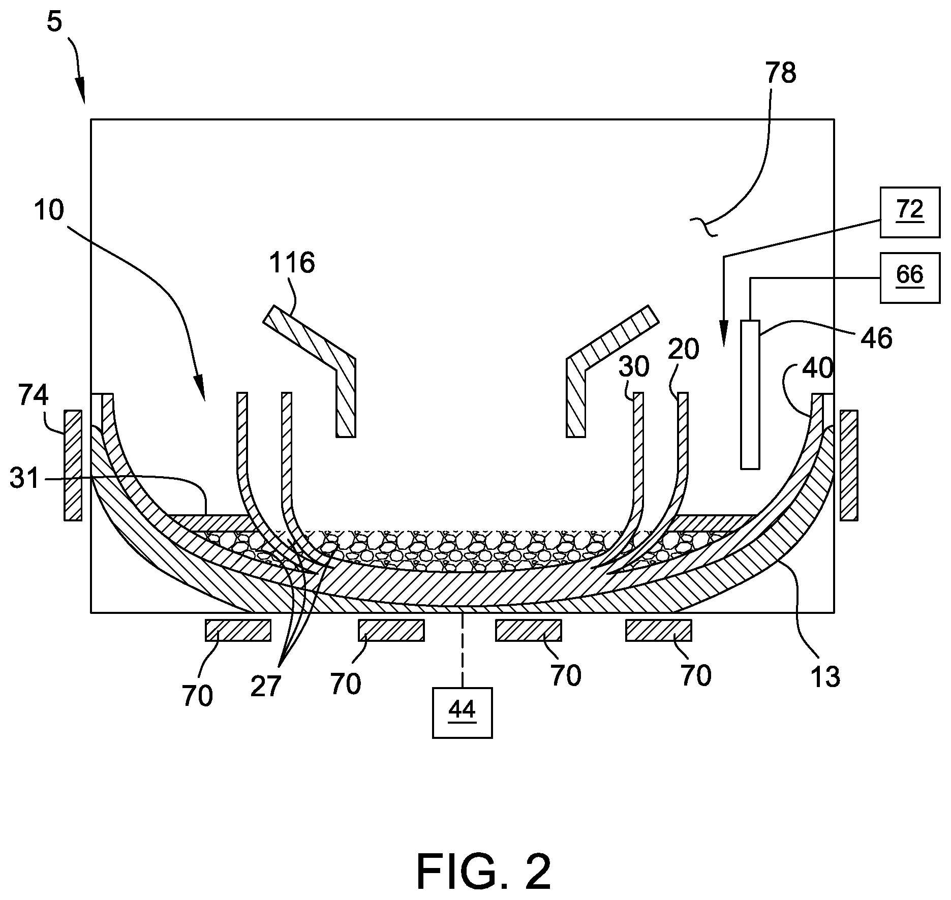 Patent US12410538 Figure 2 – Use of arrays of quartz particles during single crystal silicon ingot production