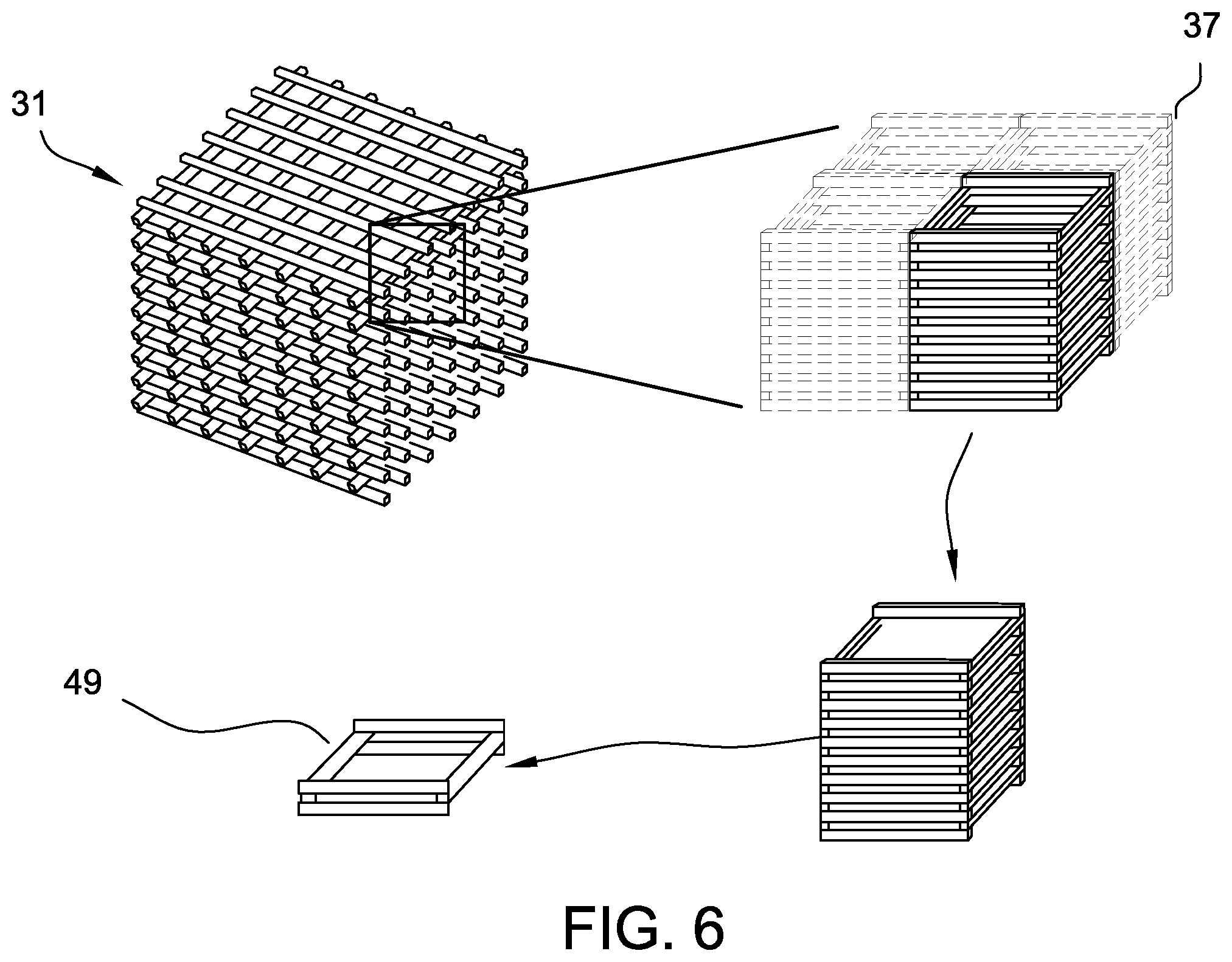 Patent US12410538 Figure 6 – Use of arrays of quartz particles during single crystal silicon ingot production