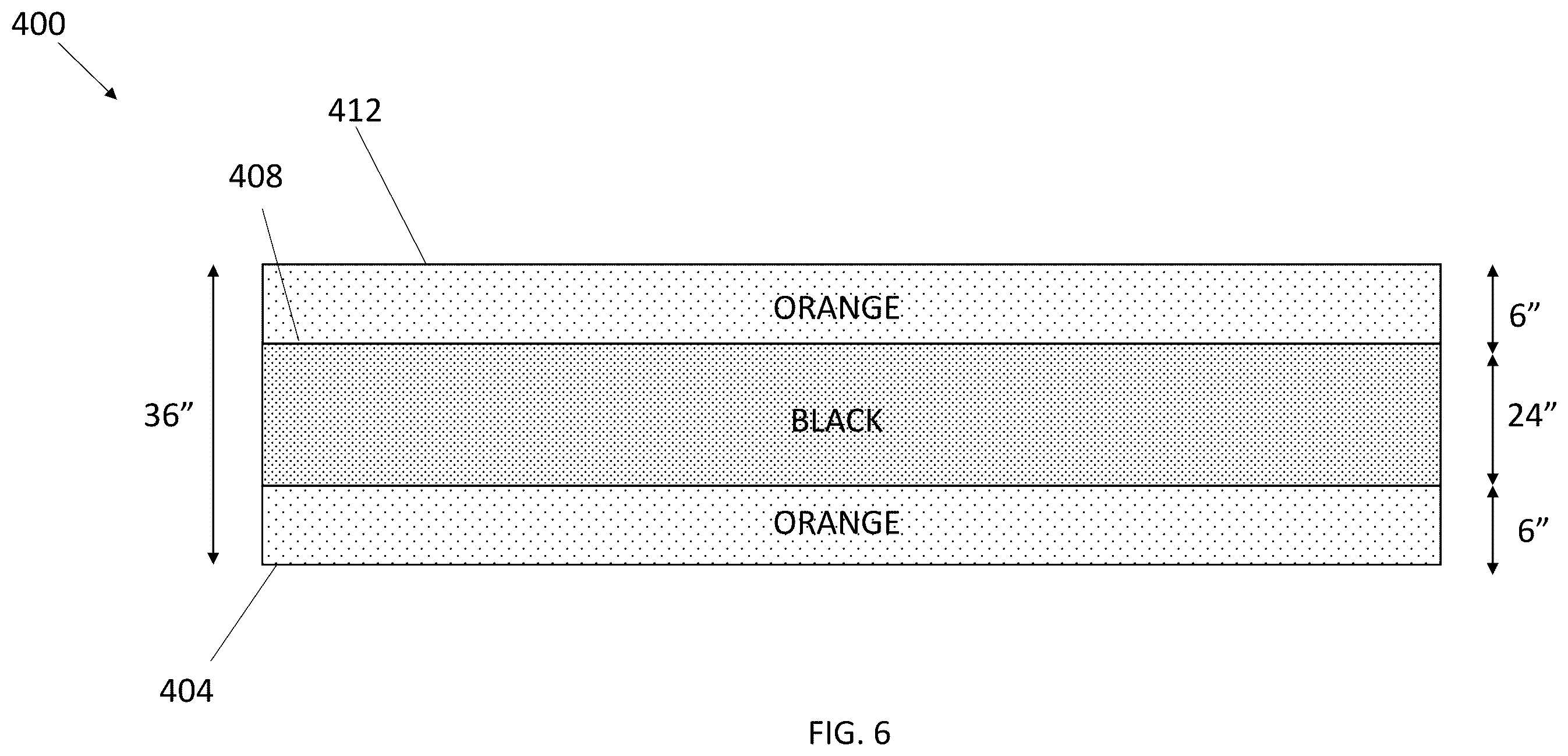 Patent US12410543 Figure 6 – Woven silt fence fabrics including two or more distinctly different colors of warp yarns in the machine direction