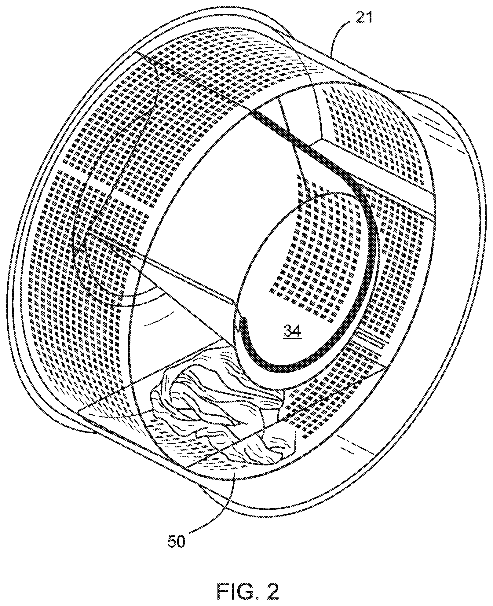 Patent US12410544 Figure 2 – Tunnel washing machine