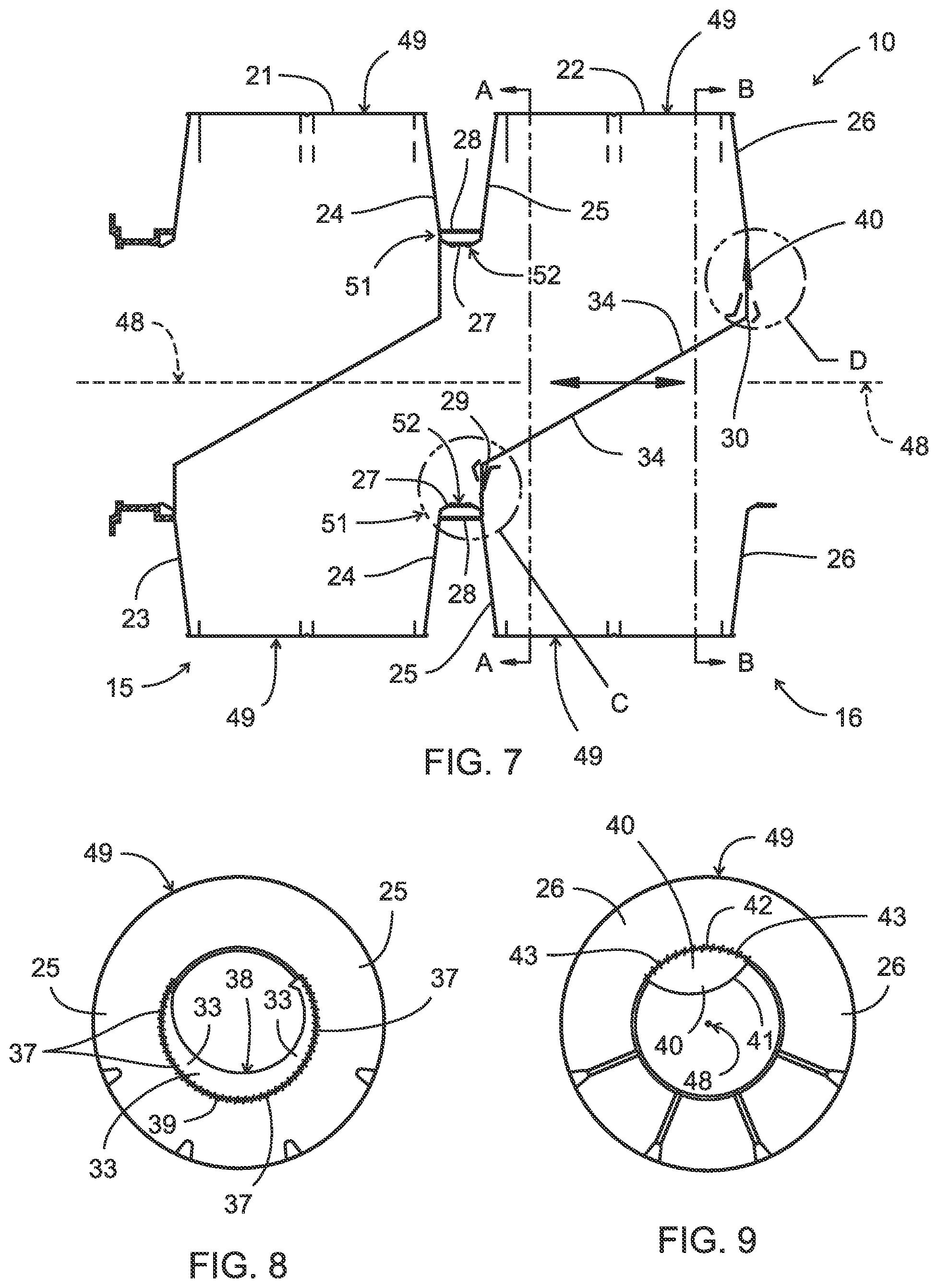 Patent US12410544 Figure 7 – Tunnel washing machine